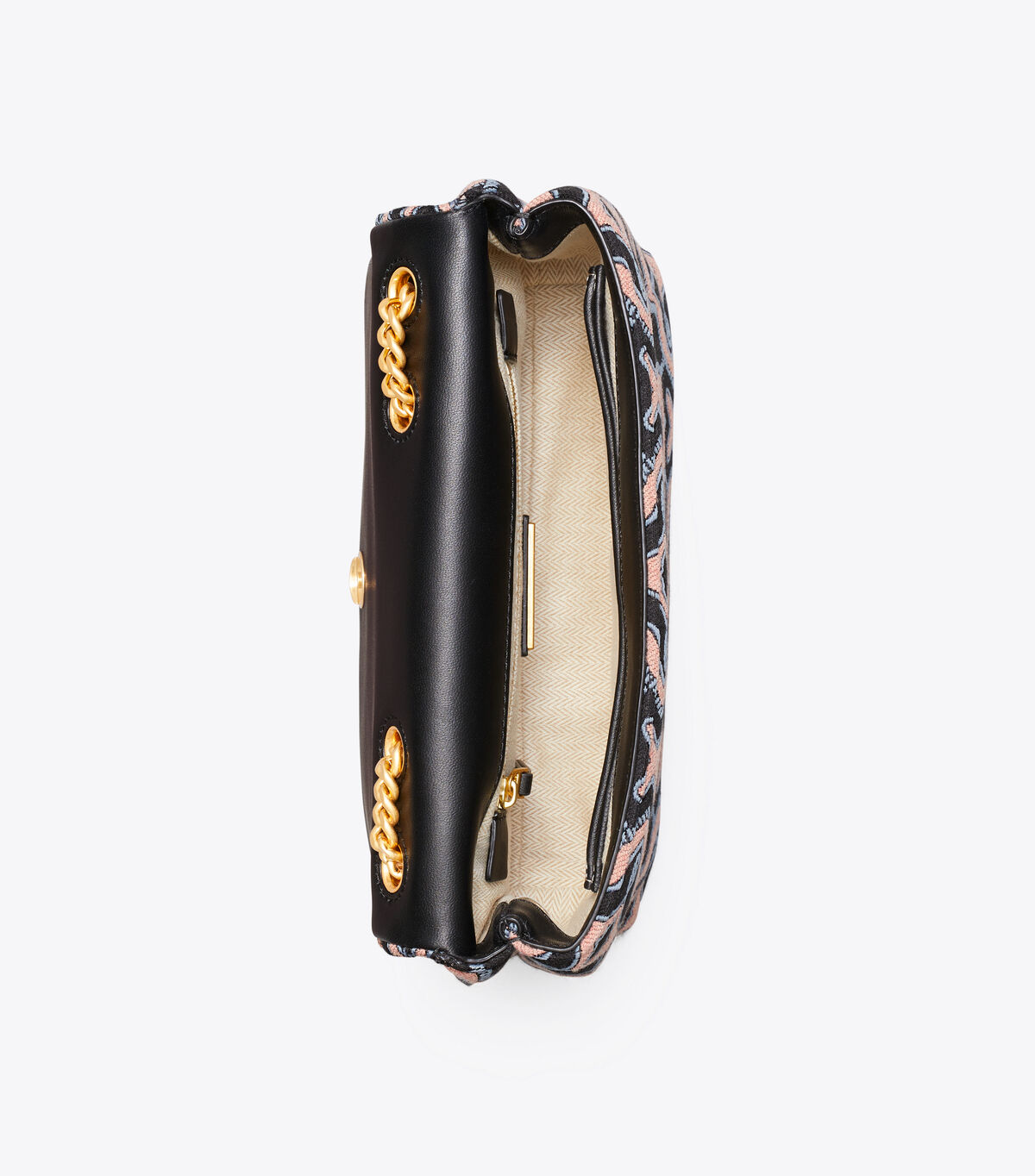 tory burch kira jacquard small convertible shoulder bag