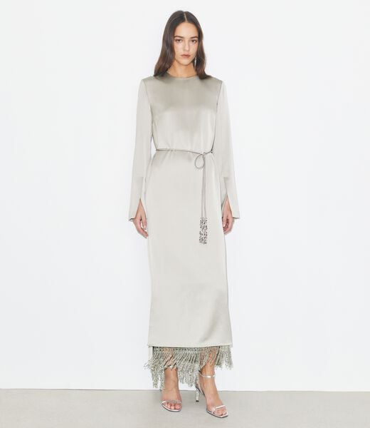 tory burch asymmetric crepe dress