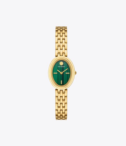 tory burch ساعة بيضاوية
