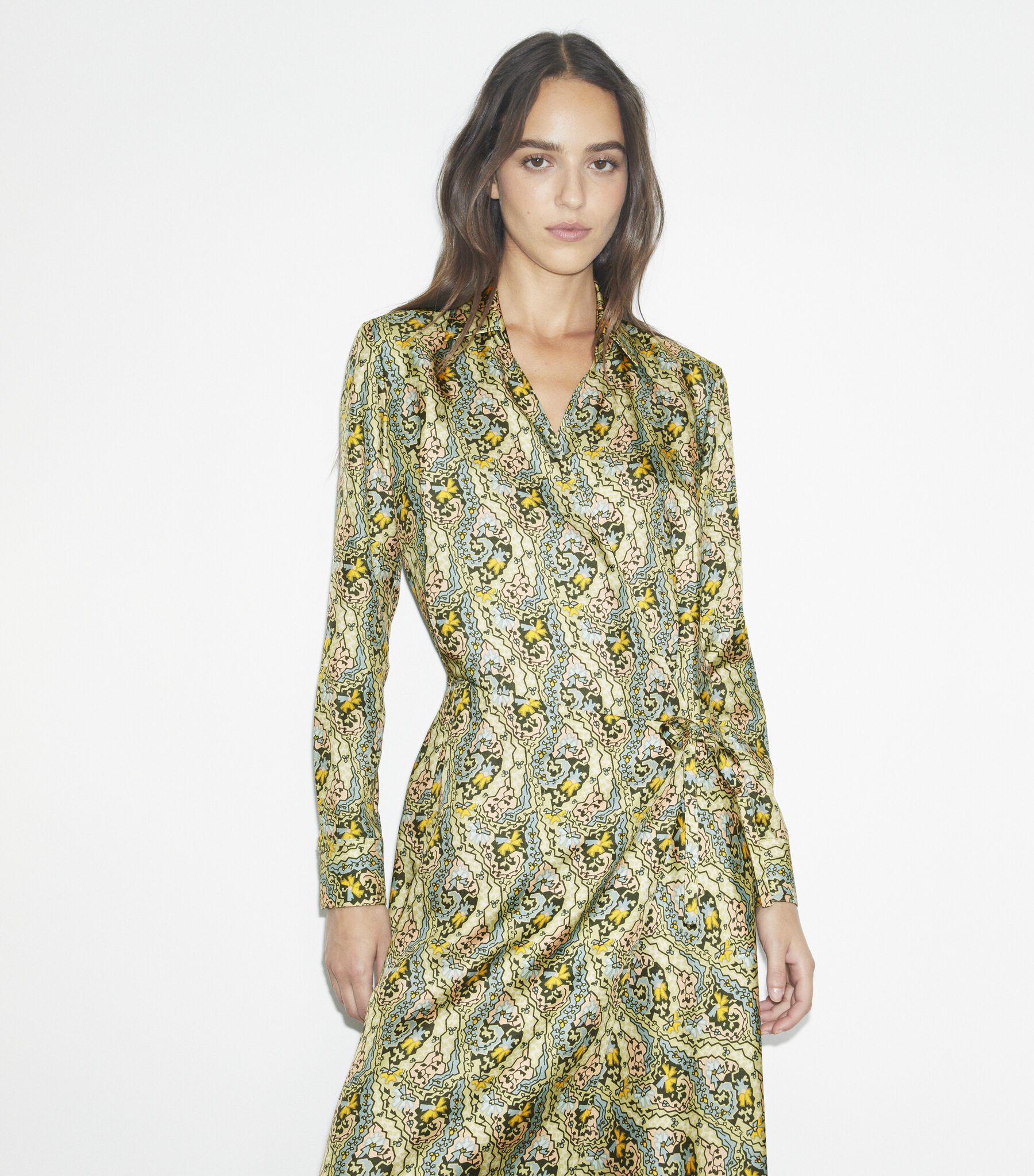 tory burch silk wrap dress Silk Wrap Dress, Blue Dream Paisley