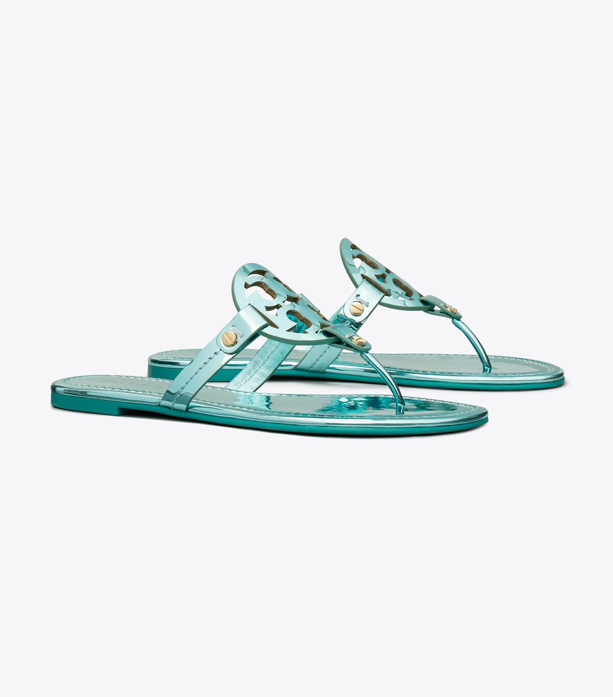 tory burch miller metallic sandal