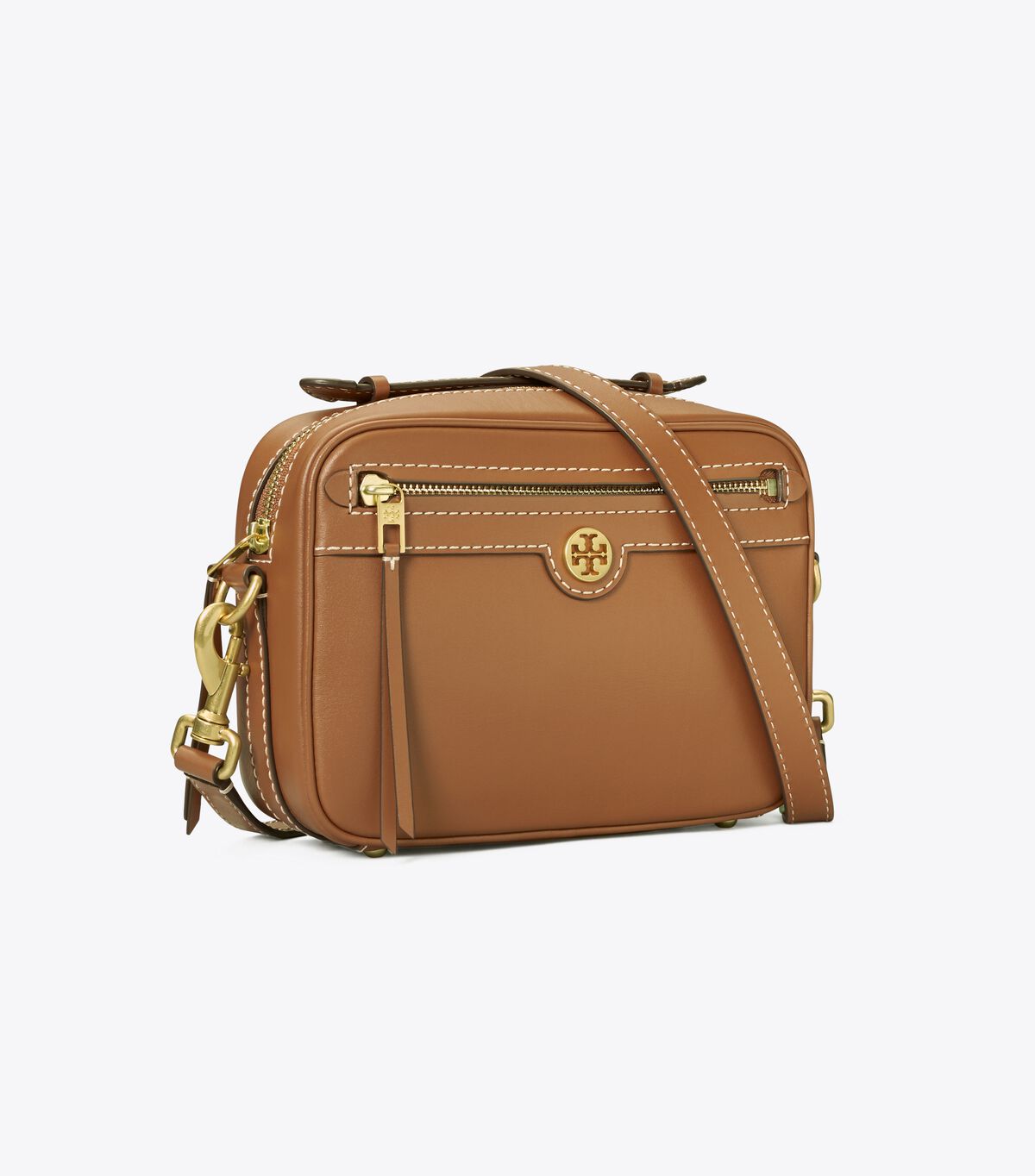tory burch t monogram leather camera bag