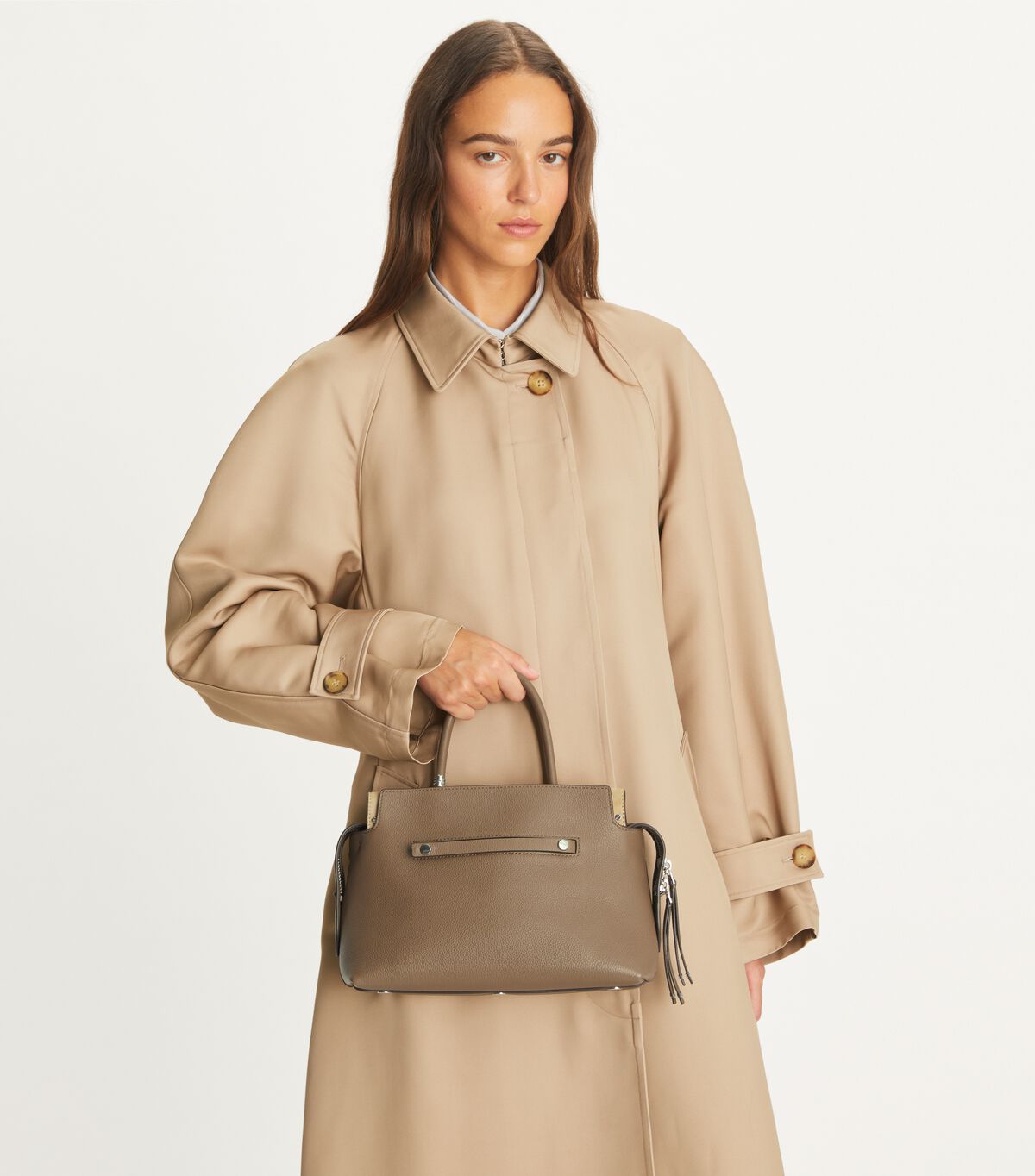 tory burch mercer pebbled satchel