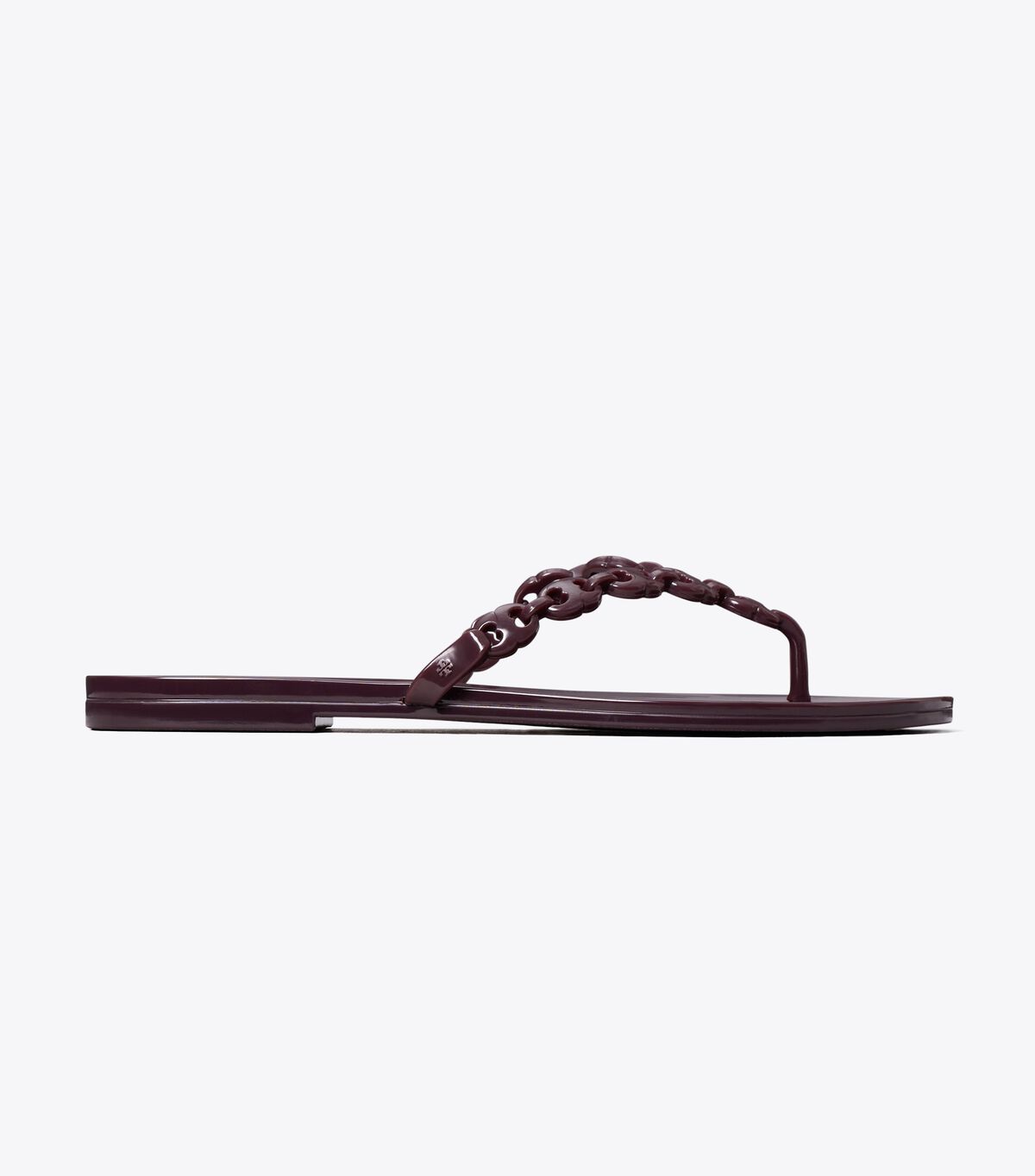 tory burch gemini link jelly flip flop