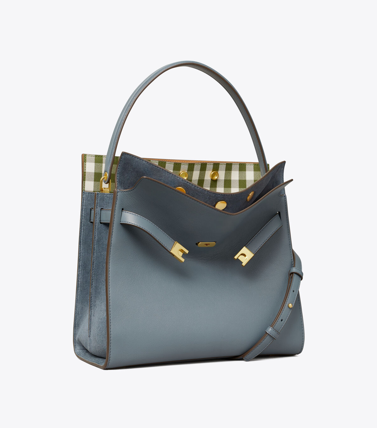 LEE RADZIWILL PRINTED INTERIOR DOUBLE BAG