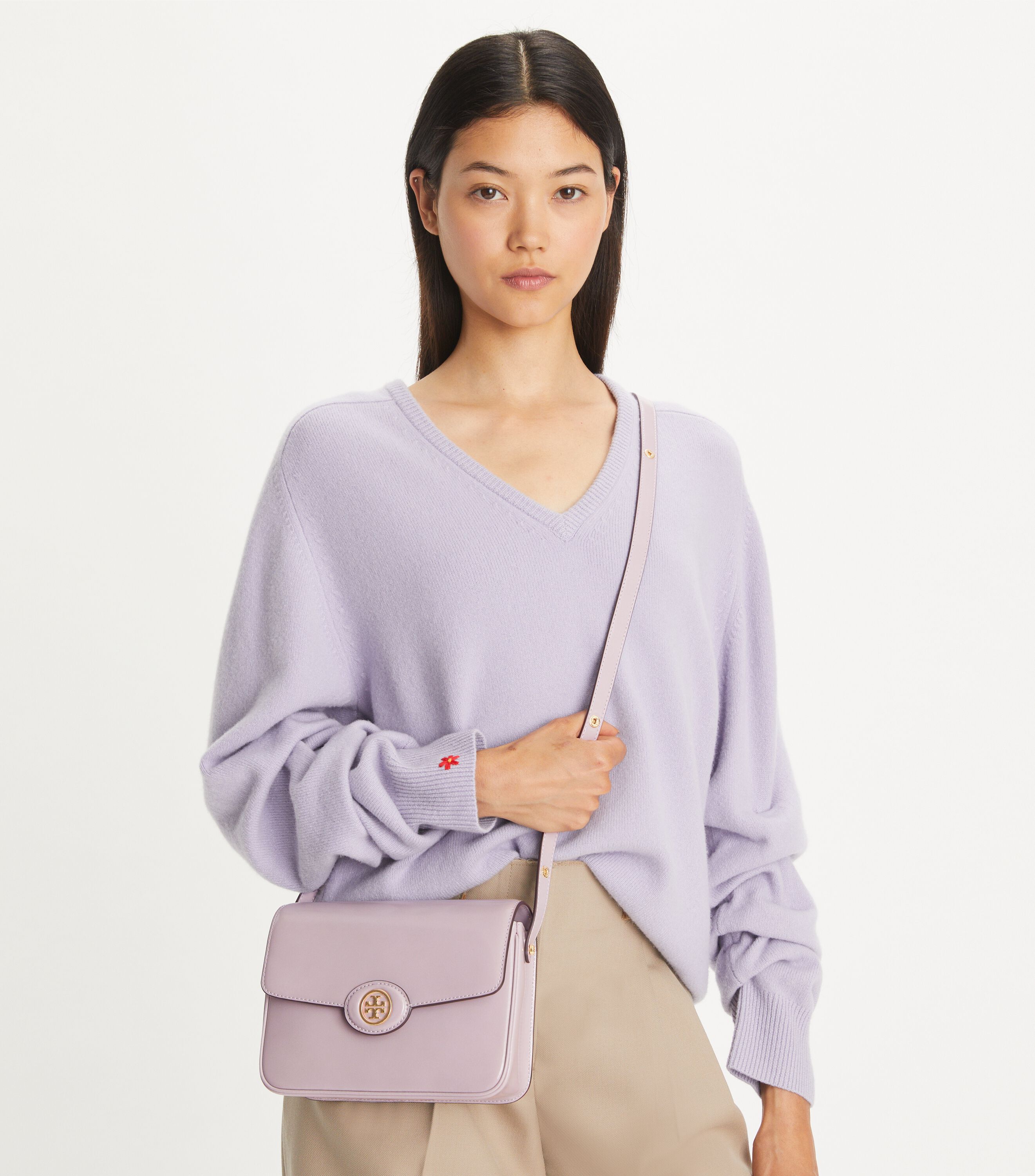 Tory Burch Robinson Spazzolato Convertible Shoulder Bag Tory Burch KW