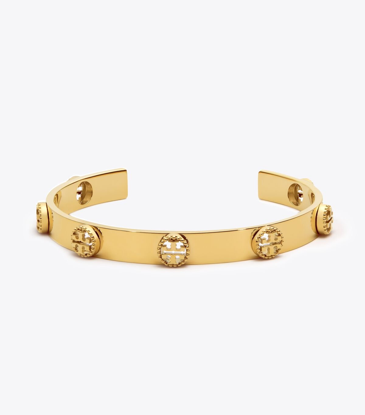 tory burch milgrain logo cuff