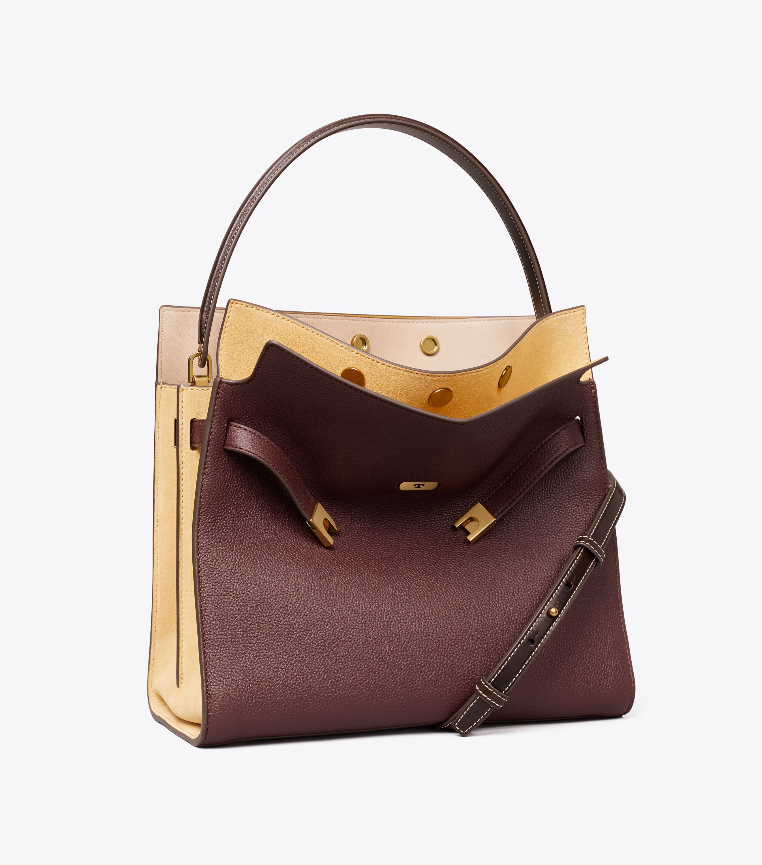Lee Radziwill Double Bag, Beetle Berry | Tory Burch KW