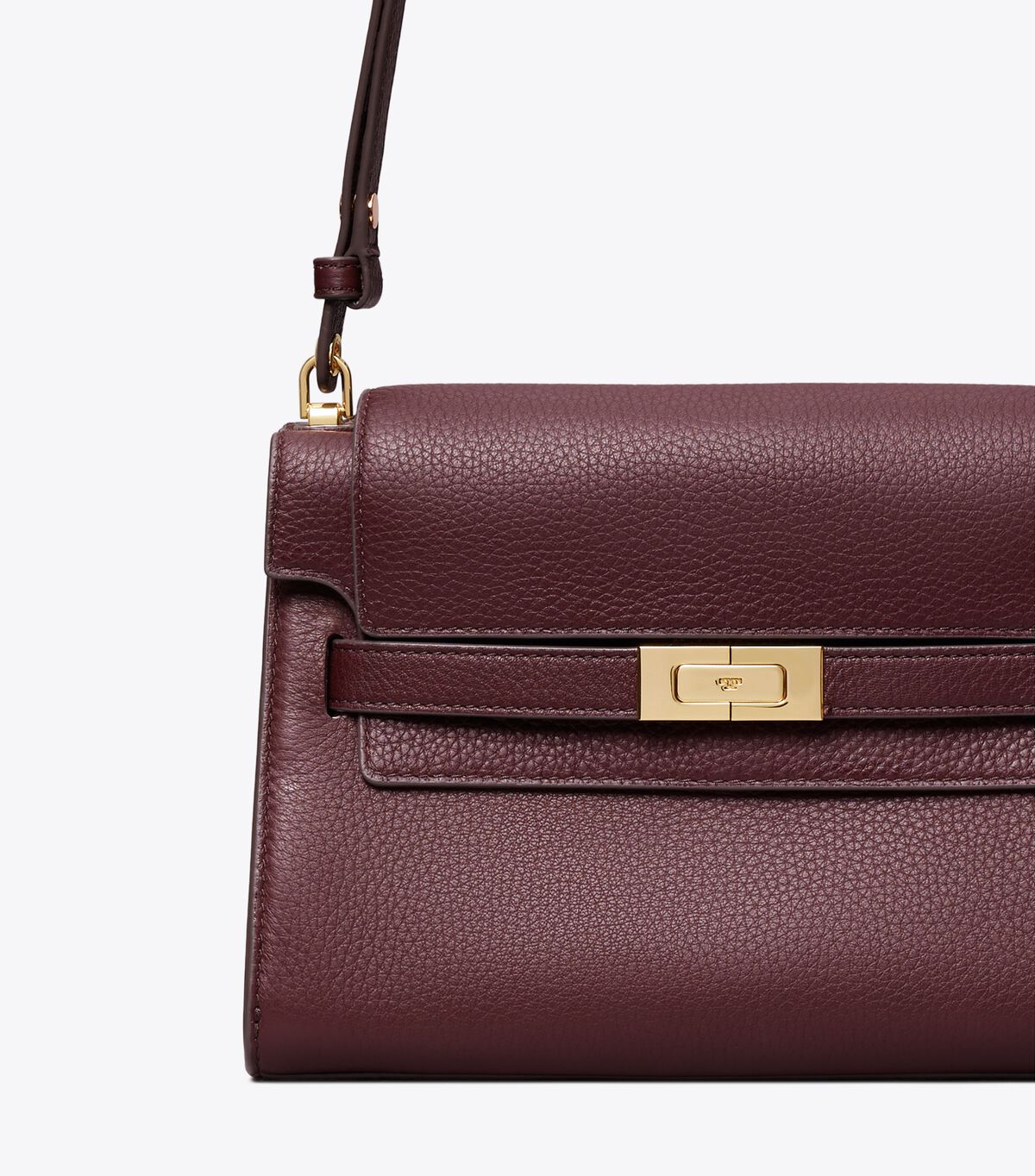 tory burch lee radziwill pebbled shoulder bag