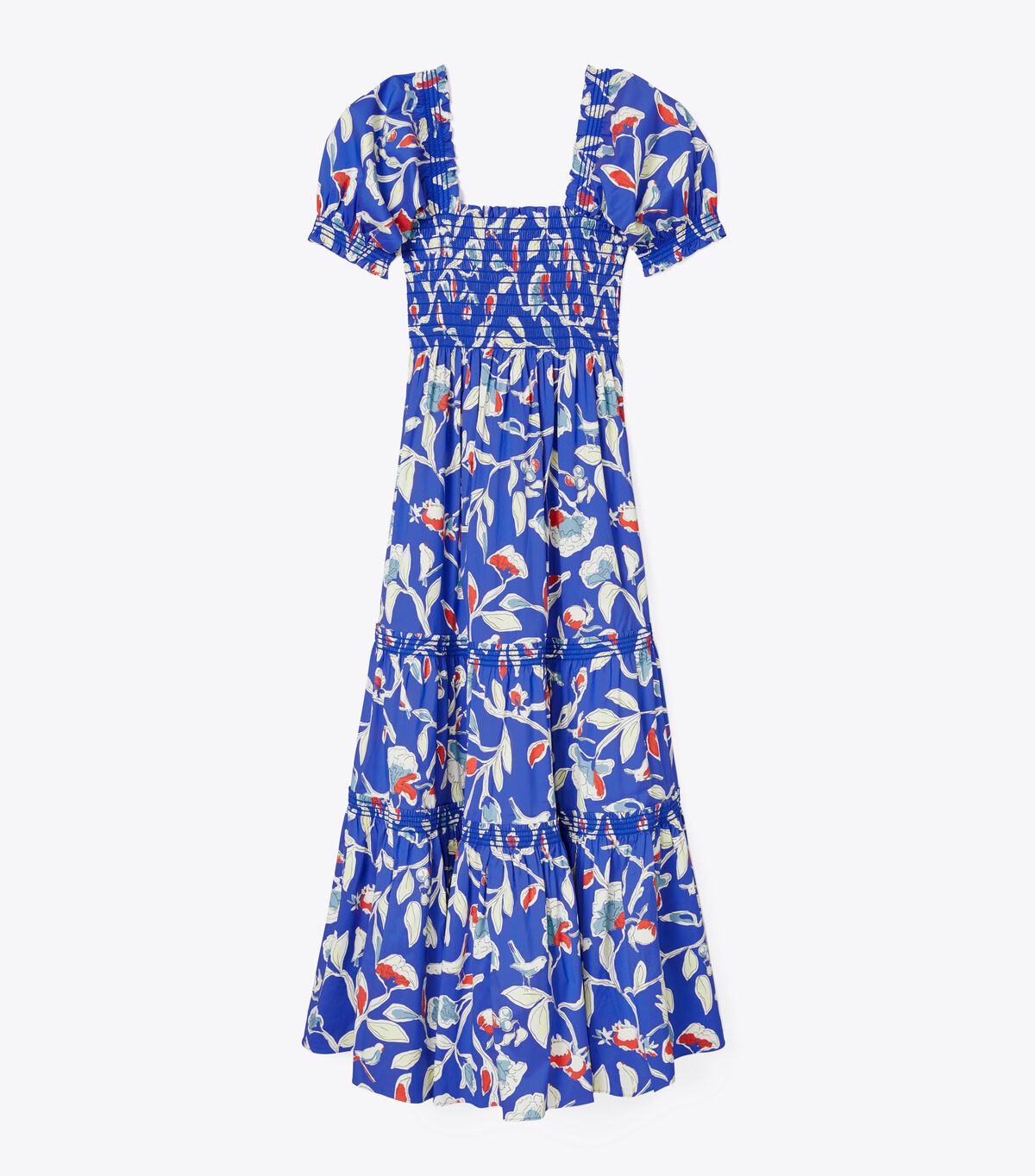 Smocked Midi Dress