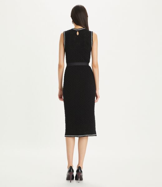 tory burch cotton pointelle knitted tank dress