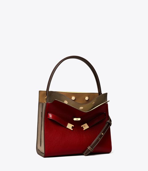 tory burch small lee radziwill textured double bag