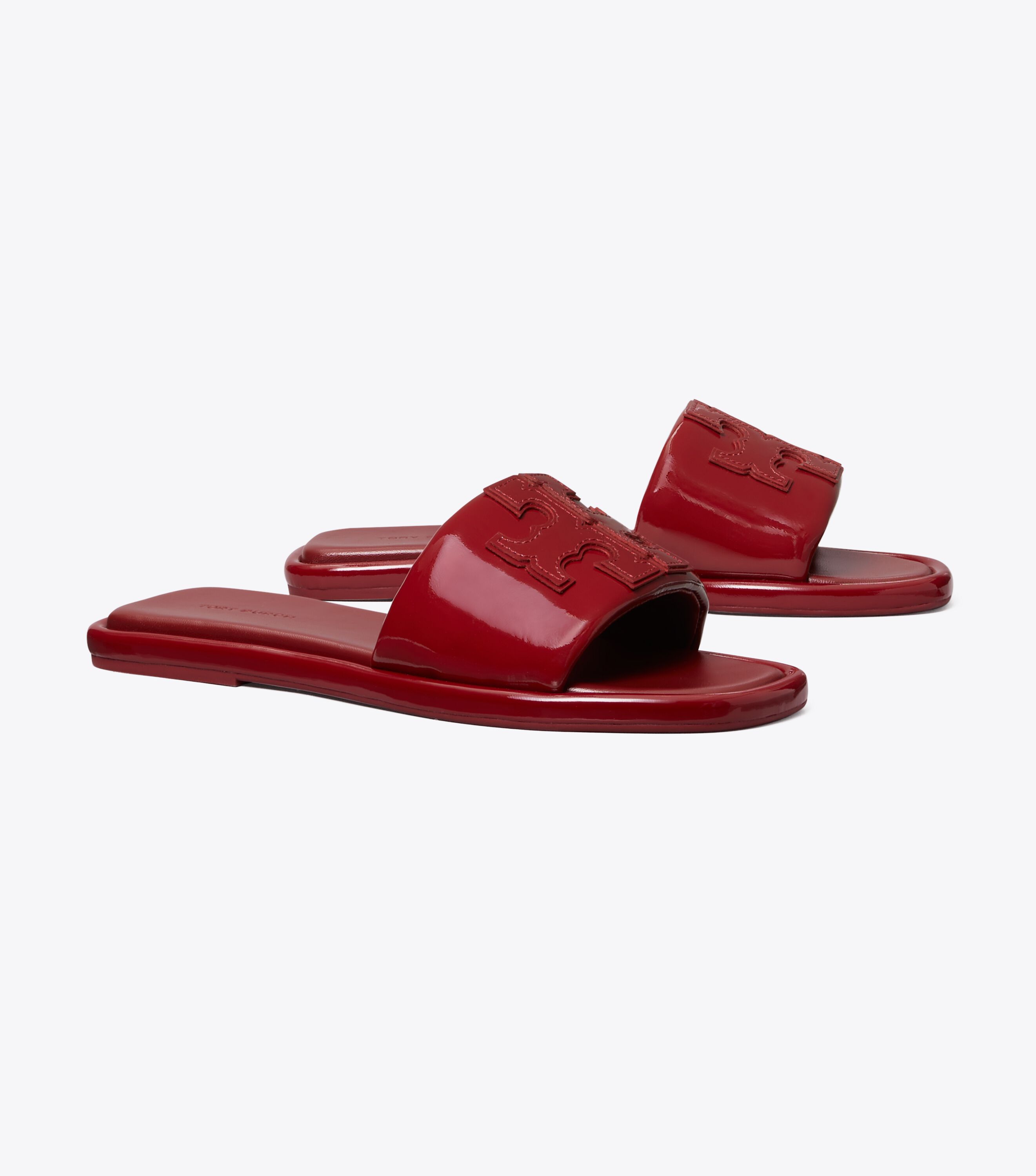 Tory burch slides red new arrivals