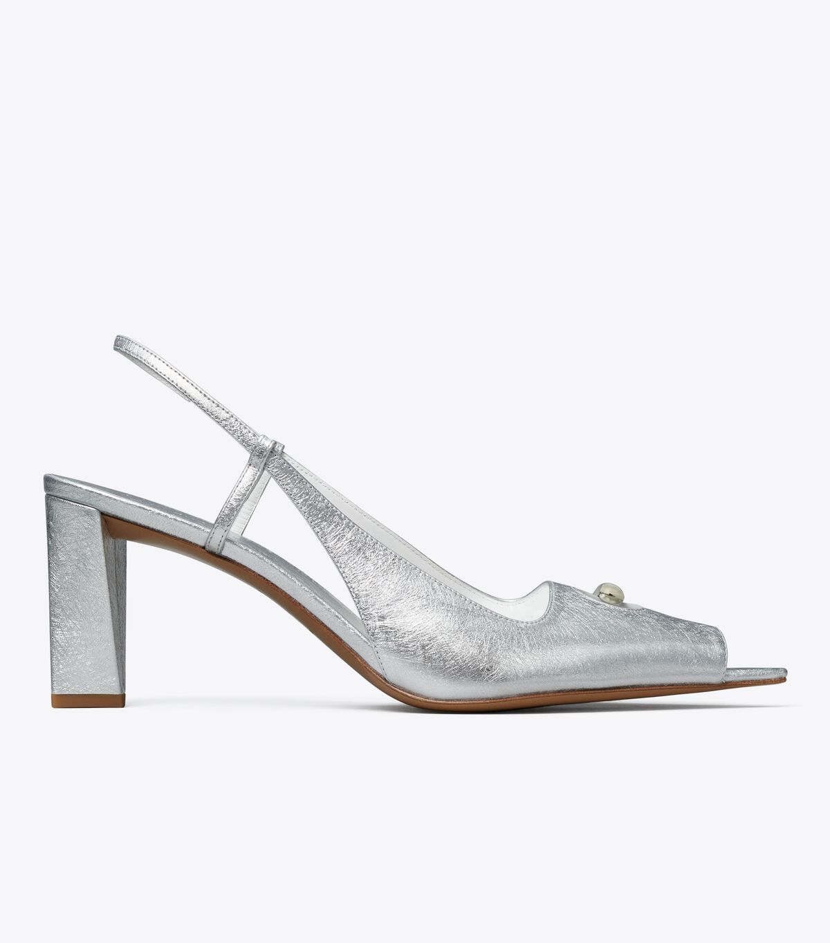 tory burch pierced peep toe slingback