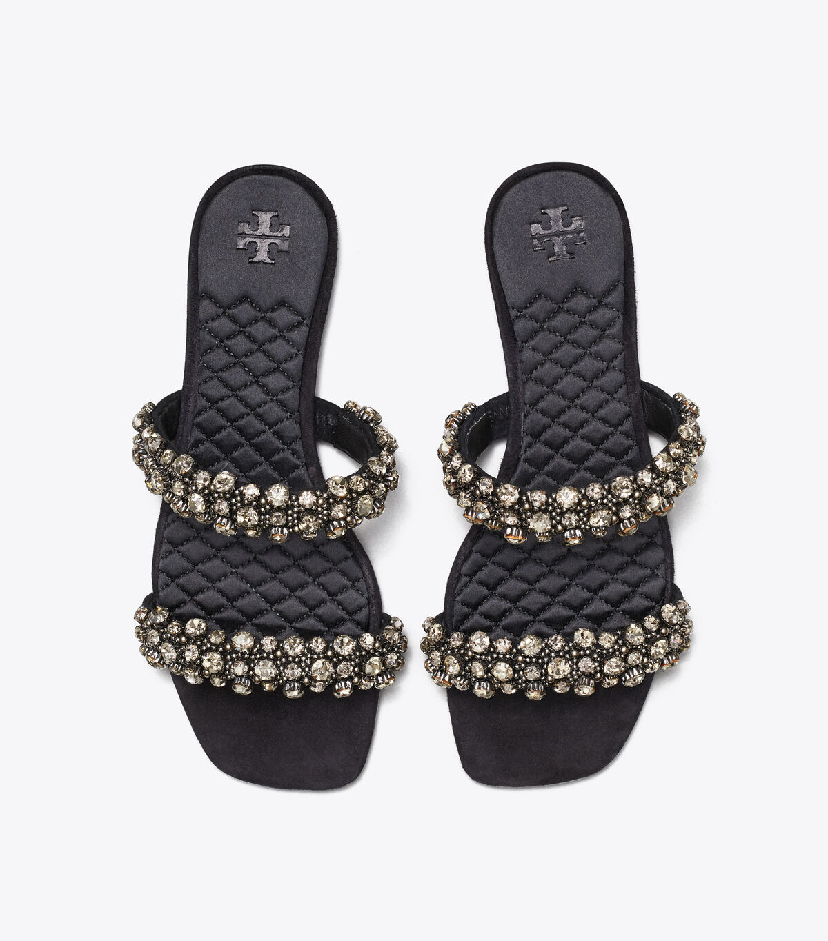tory burch crystal slide sandal