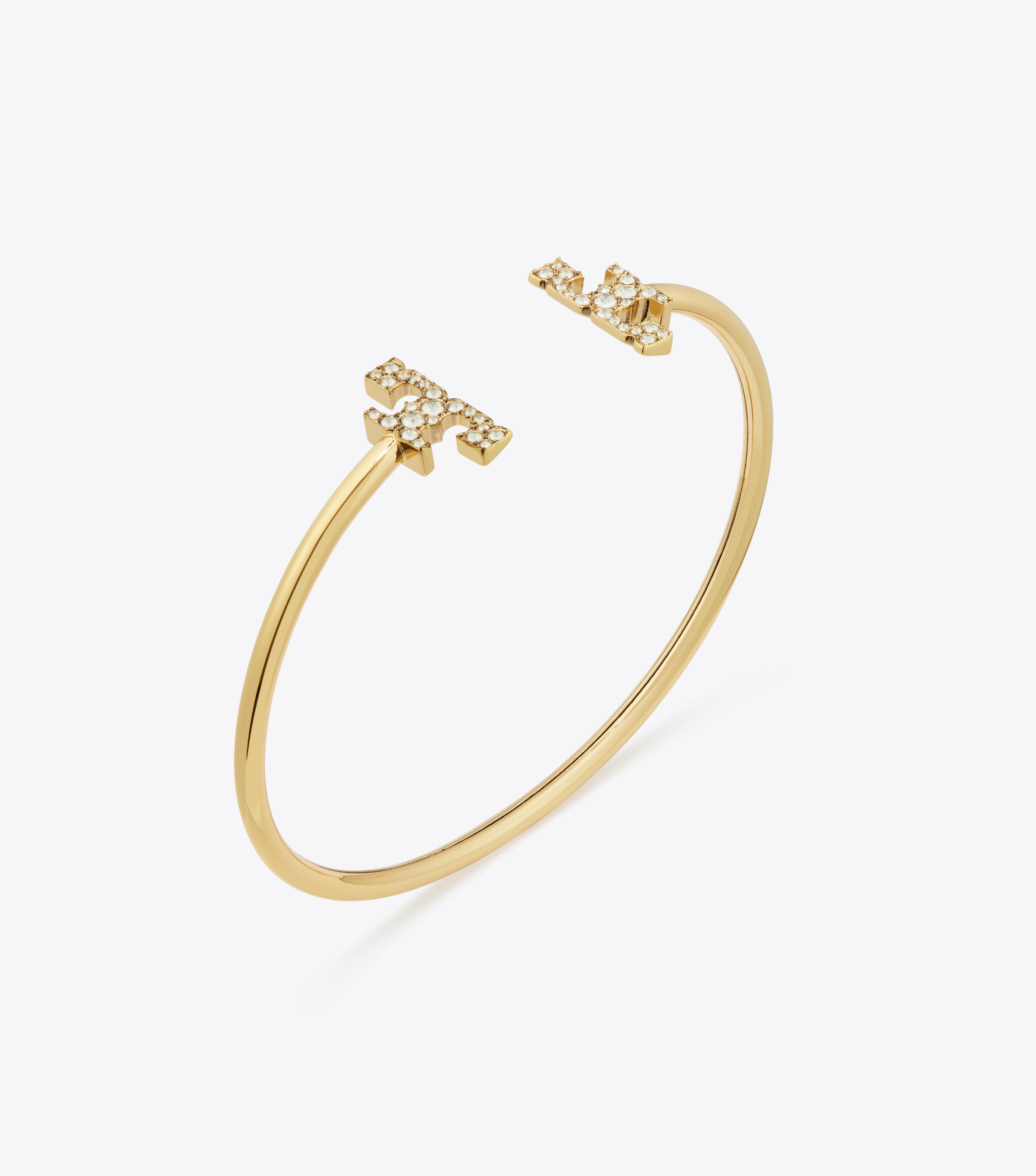 Tory Burch☆Eleanor Pave Hinged カフ ブレスレット♪送料込 Eleanor Pavé Hinged Cuff: Women's Designer Bracelets | Tory