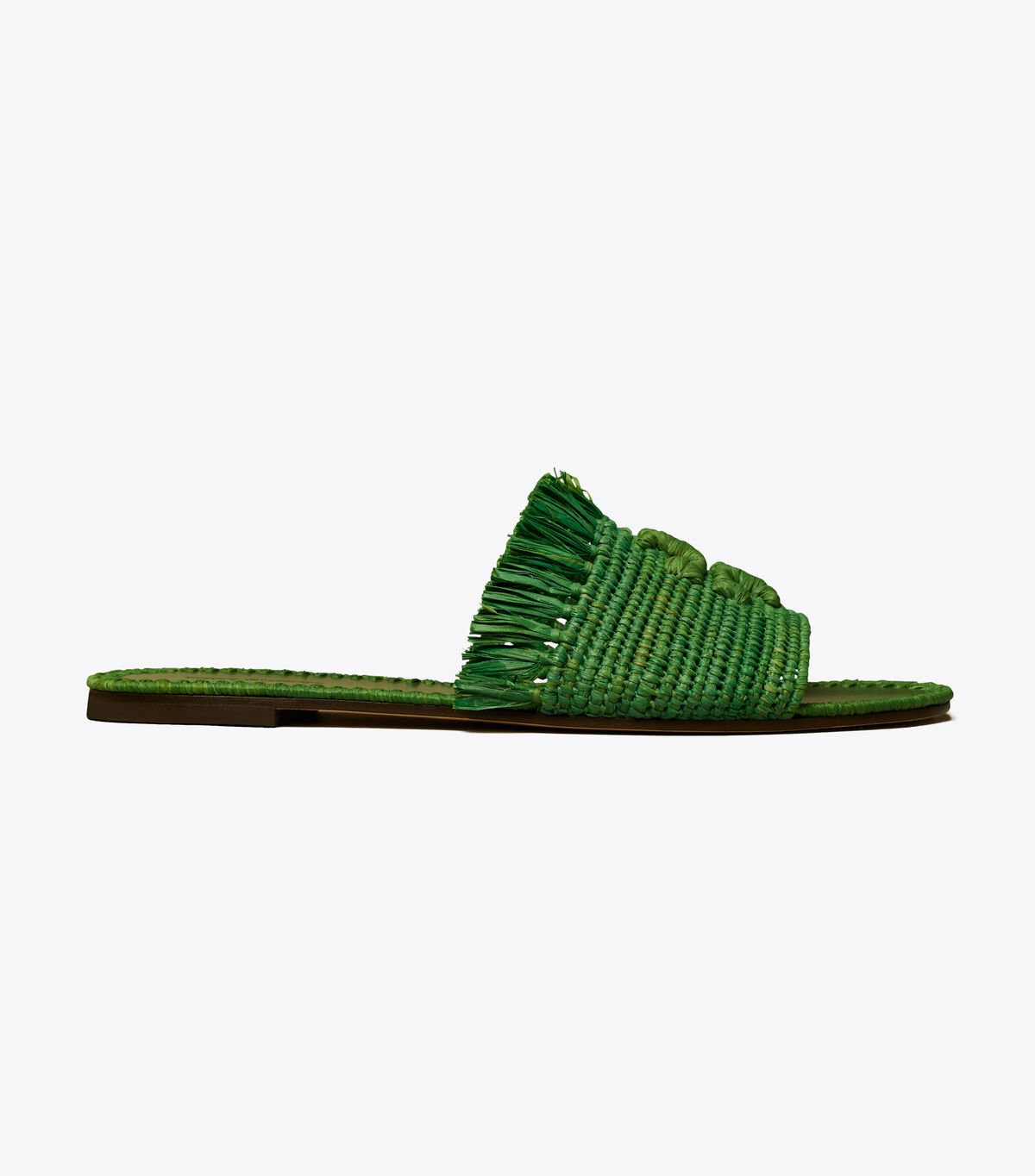 tory burch eleanor raffia slide