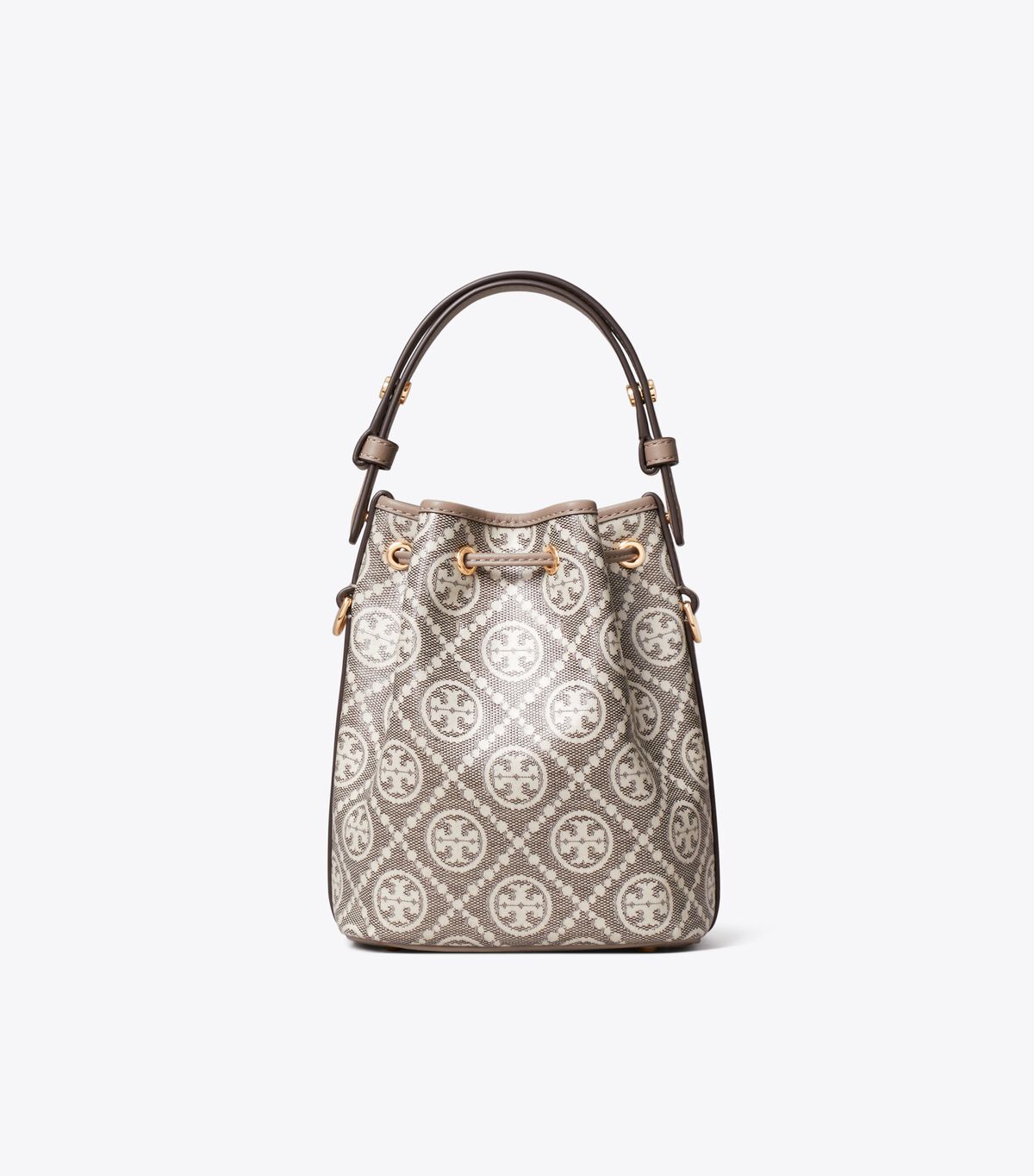 T Monogram Coated Jacquard Mini Bucket Bag tory burch t monogram coated jacquard mini bucket bag