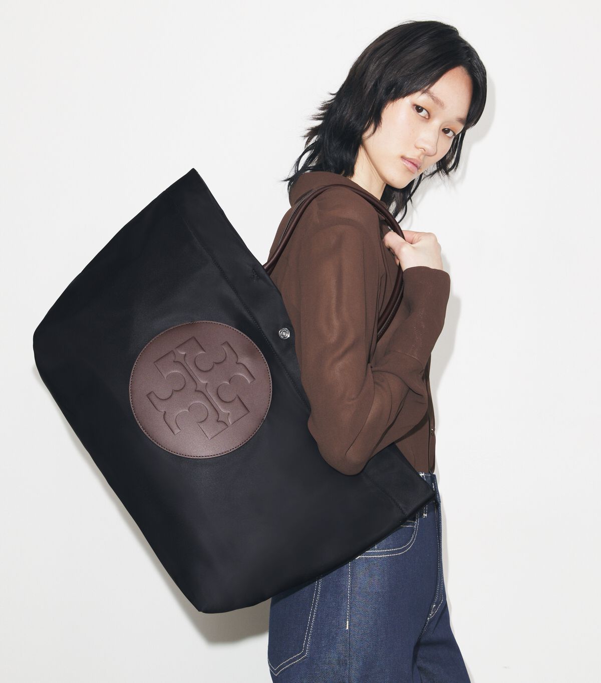 tory burch ella twist tote