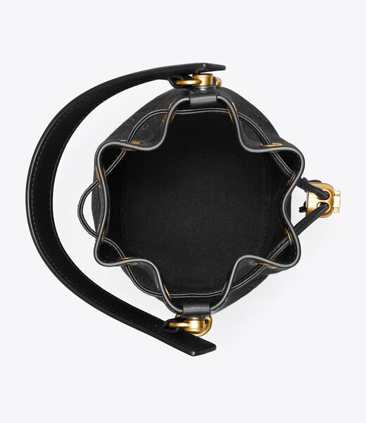 tory burch mini t monogram bucket bag