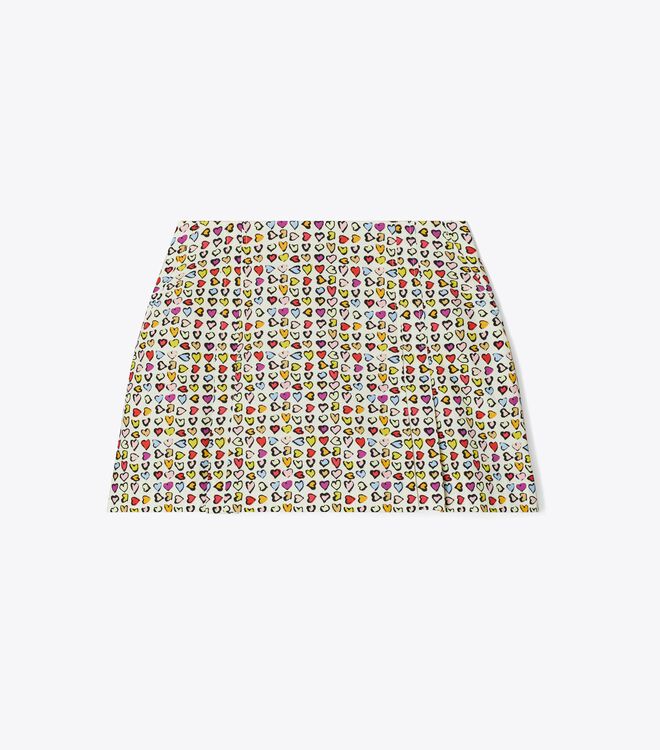 Printed Cotton Poplin Skort