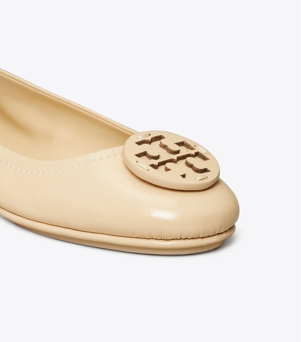 tory burch minnie travel ballet flat patent leather