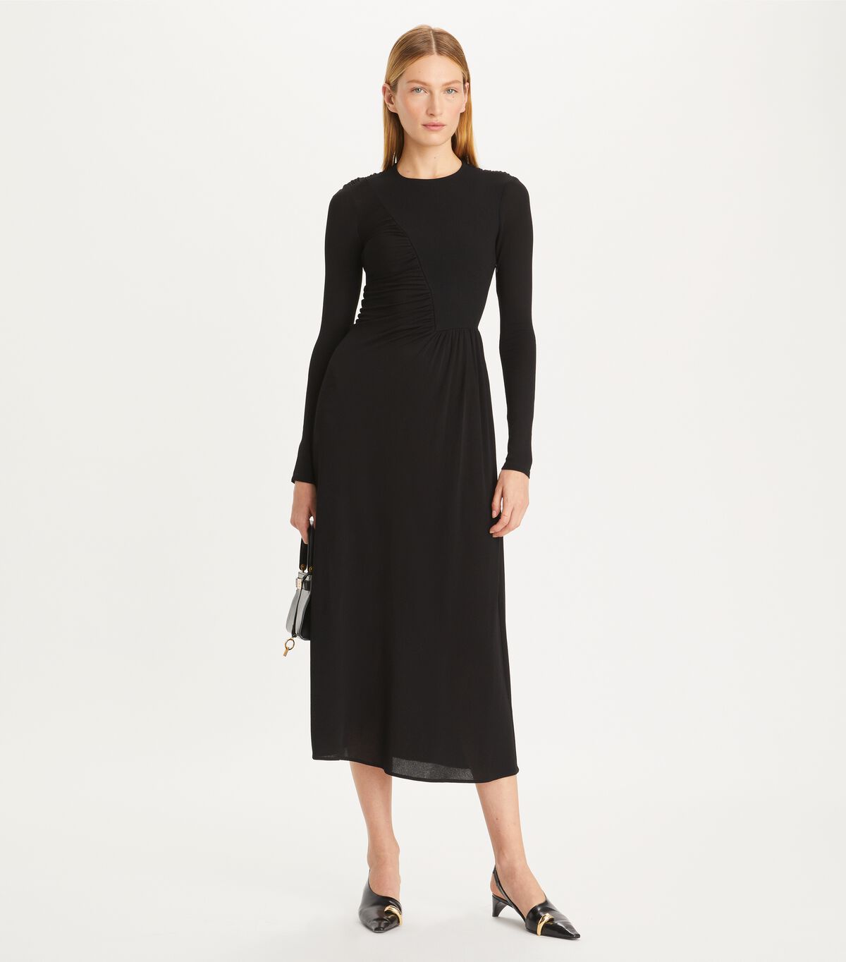 tory burch jersey crepe dress