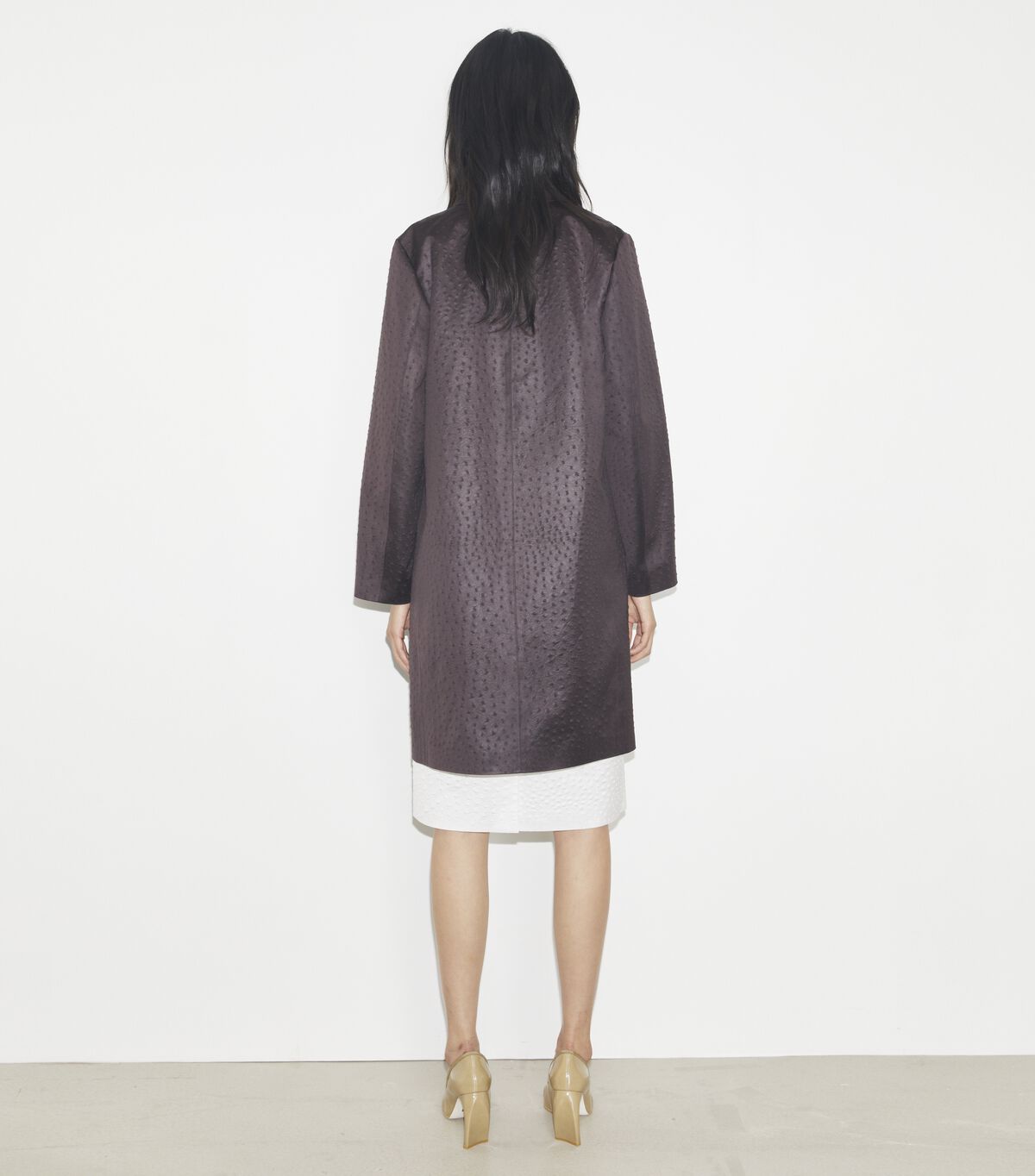 tory burch viscose car coat