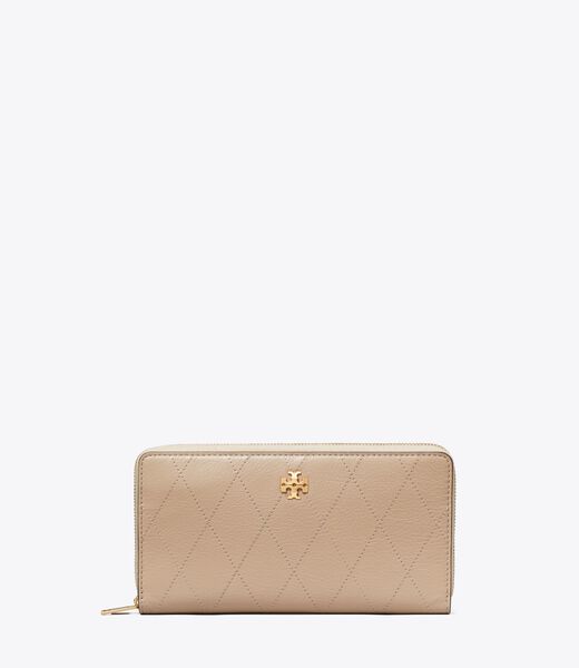 tory burch charlie quilted zip continental wallet