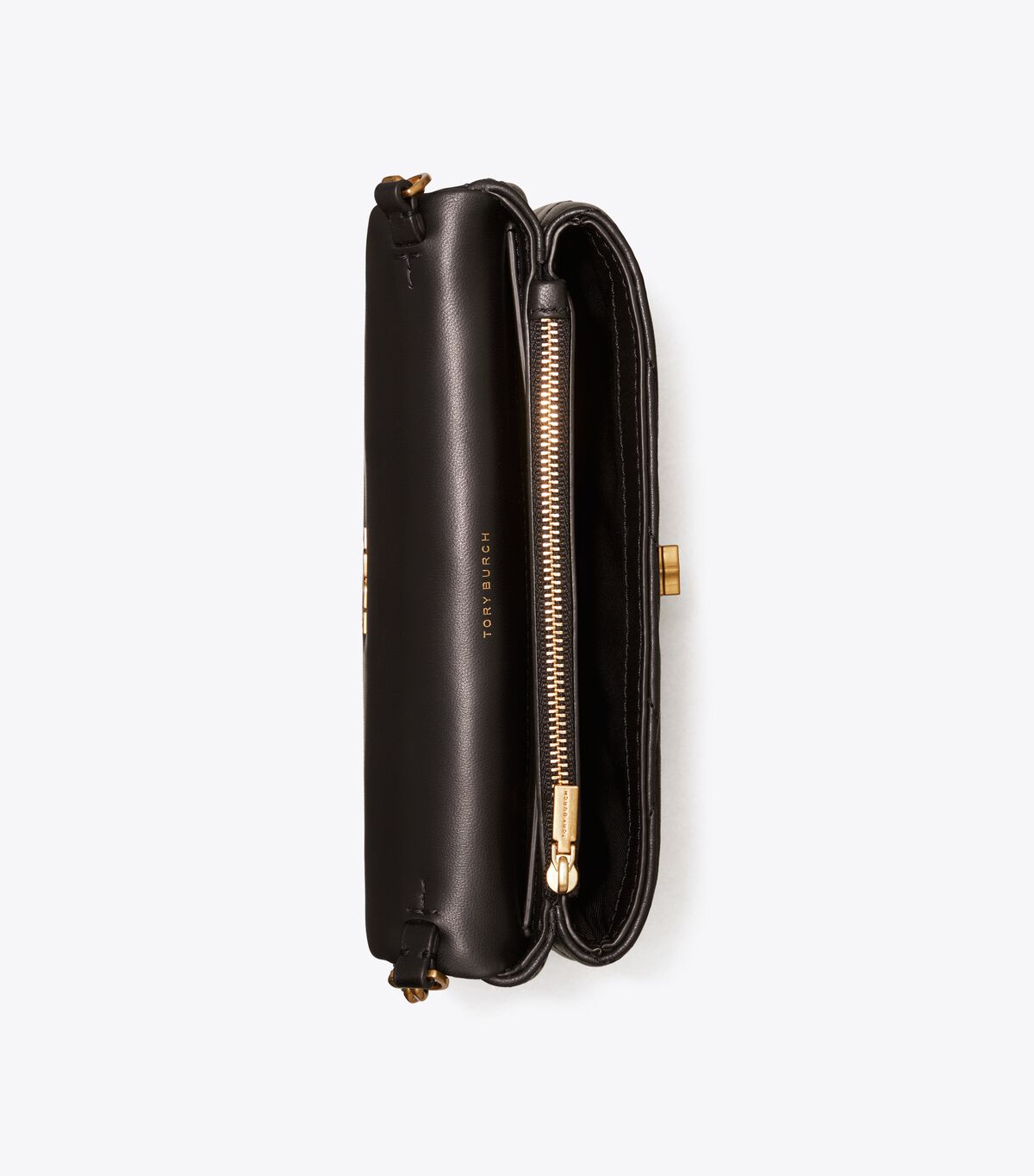 tory burch kira chevron chain wallet