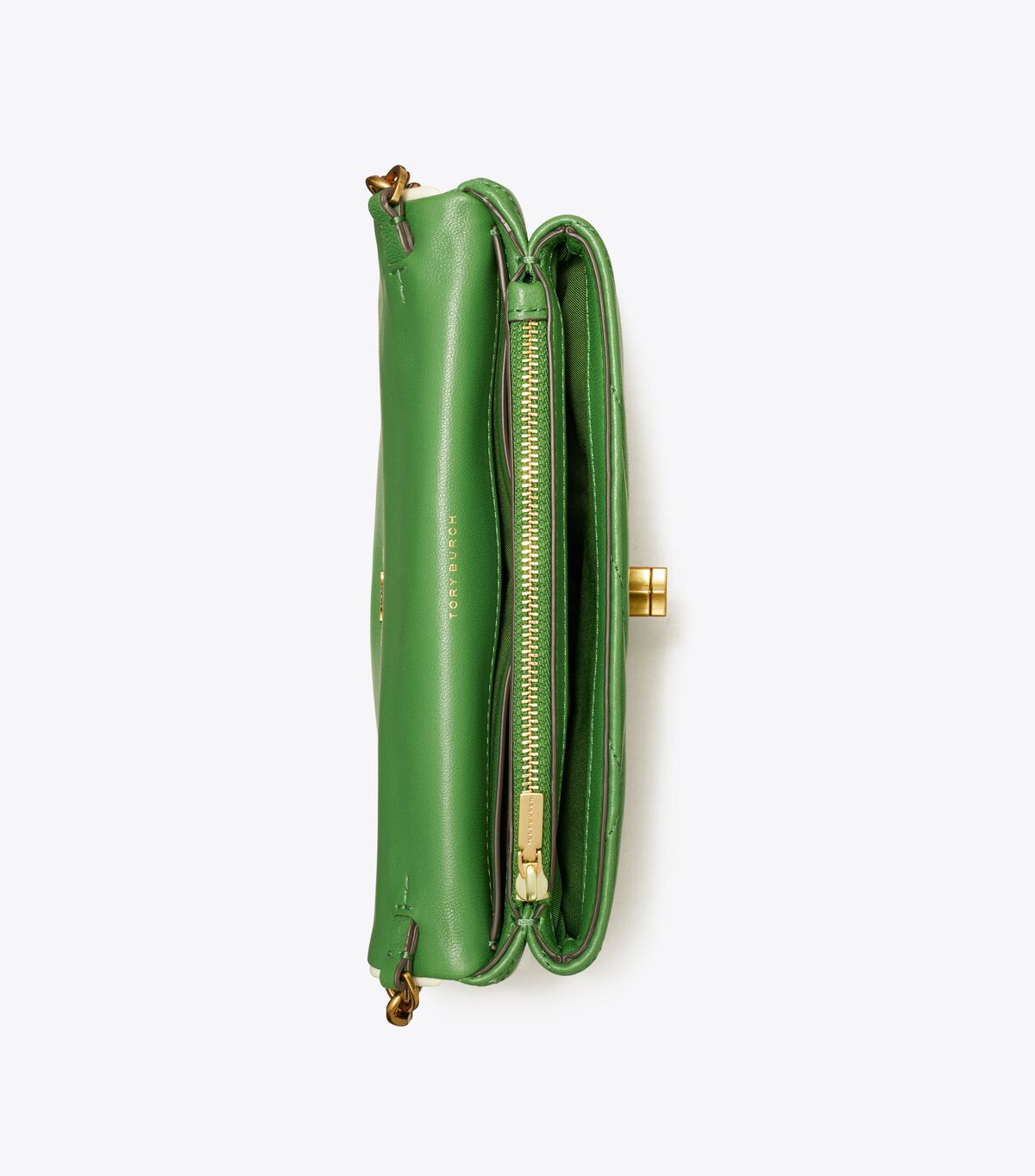 tory burch kira chevron pop edge chain wallet