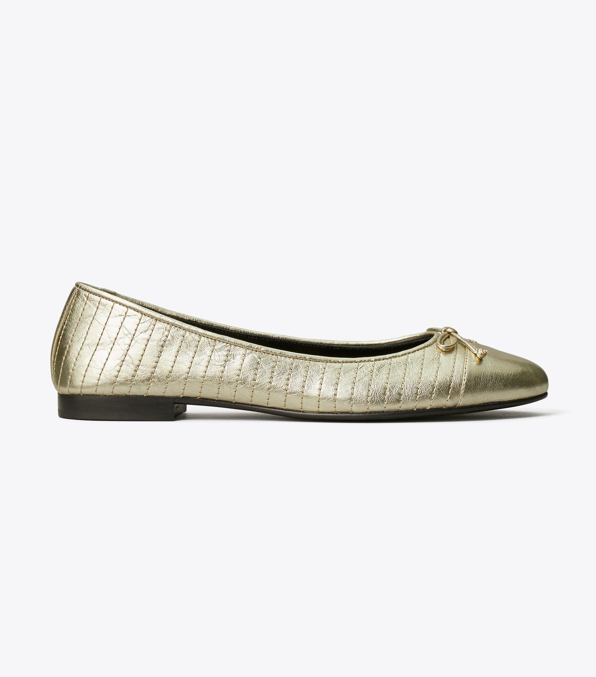 tory burch cap toe quilted ballet
