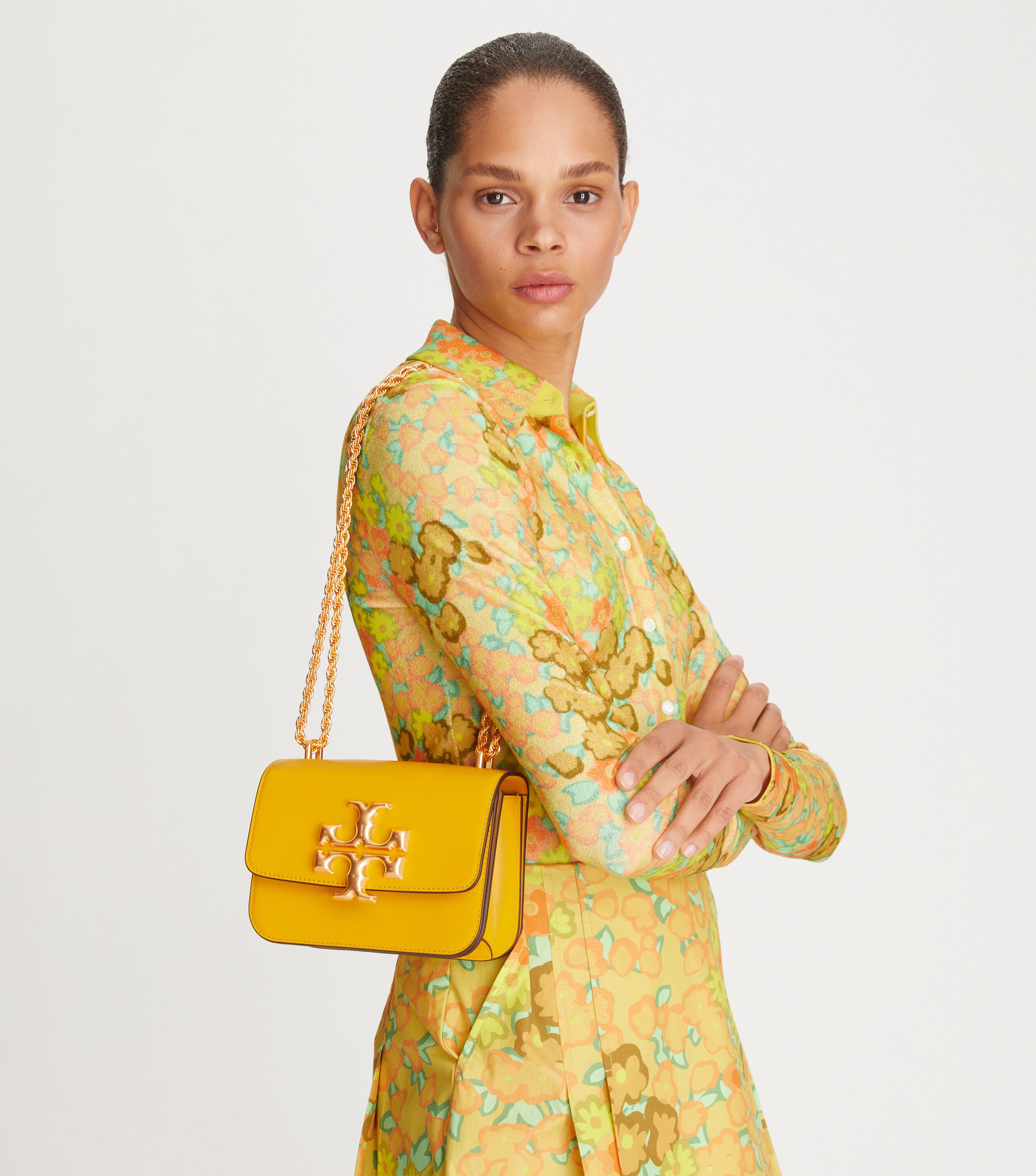 Tory burch mustard handbag new arrivals