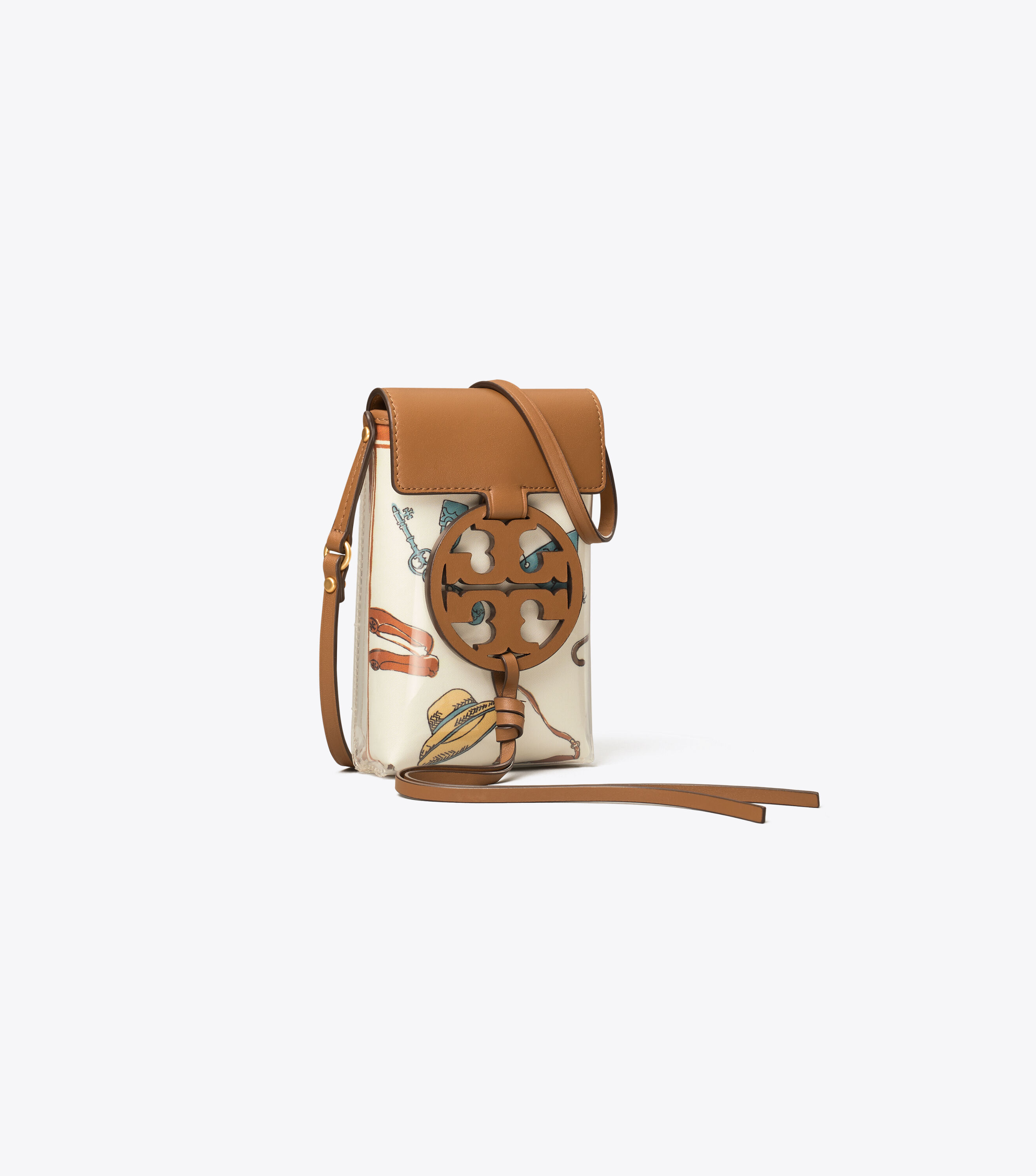 Tory burch miller clear printed crossbody new arrivals