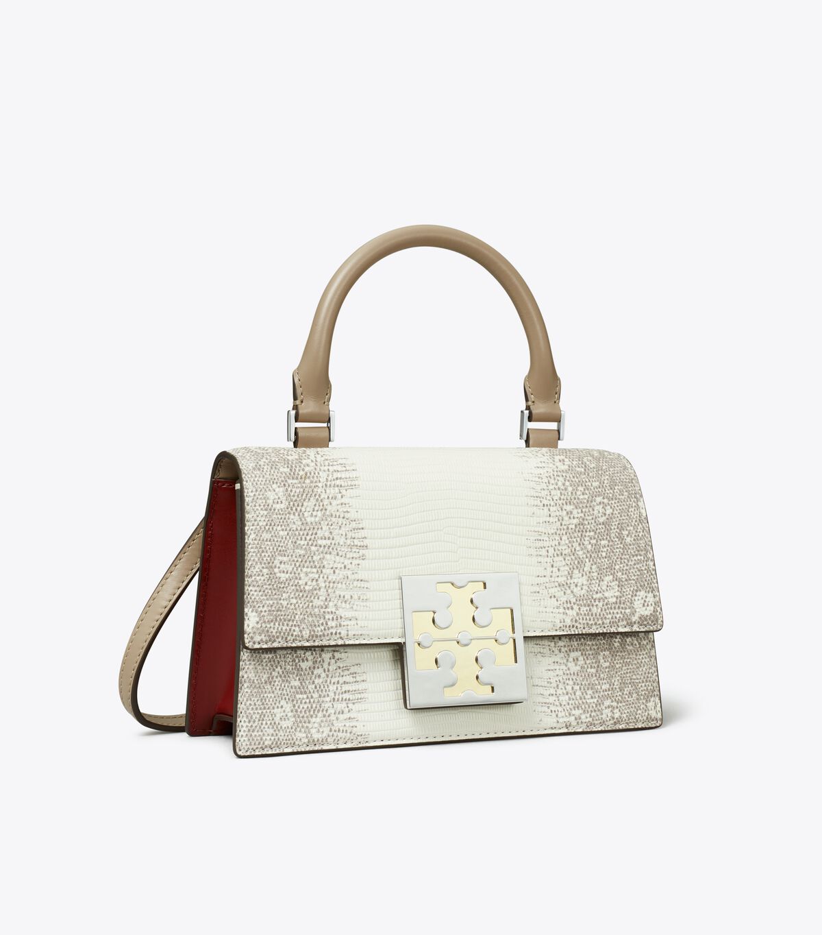 Bon Bon Lizard-Embossed Mini Bag
