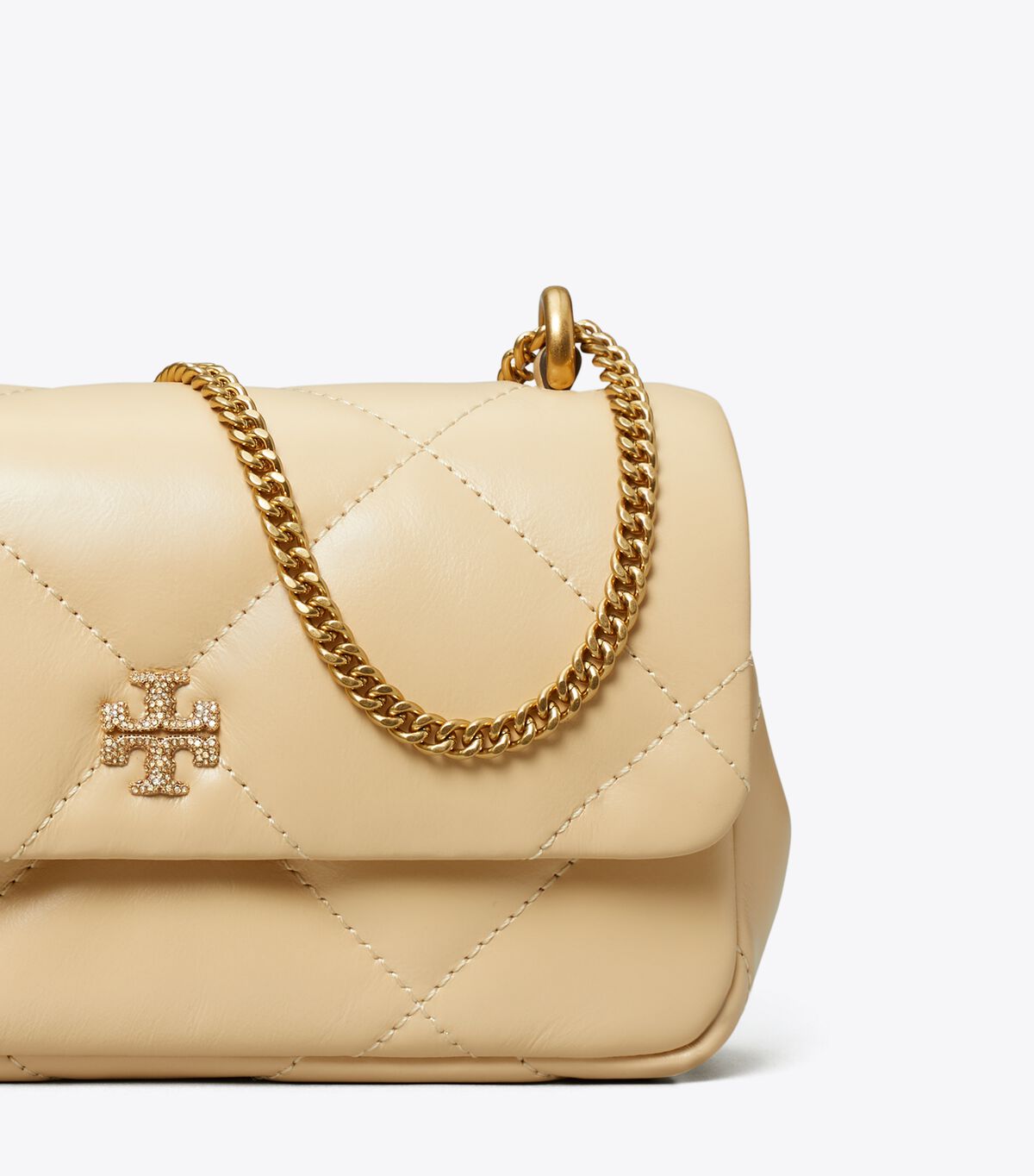tory burch mini kira diamond quilt pave flap bag