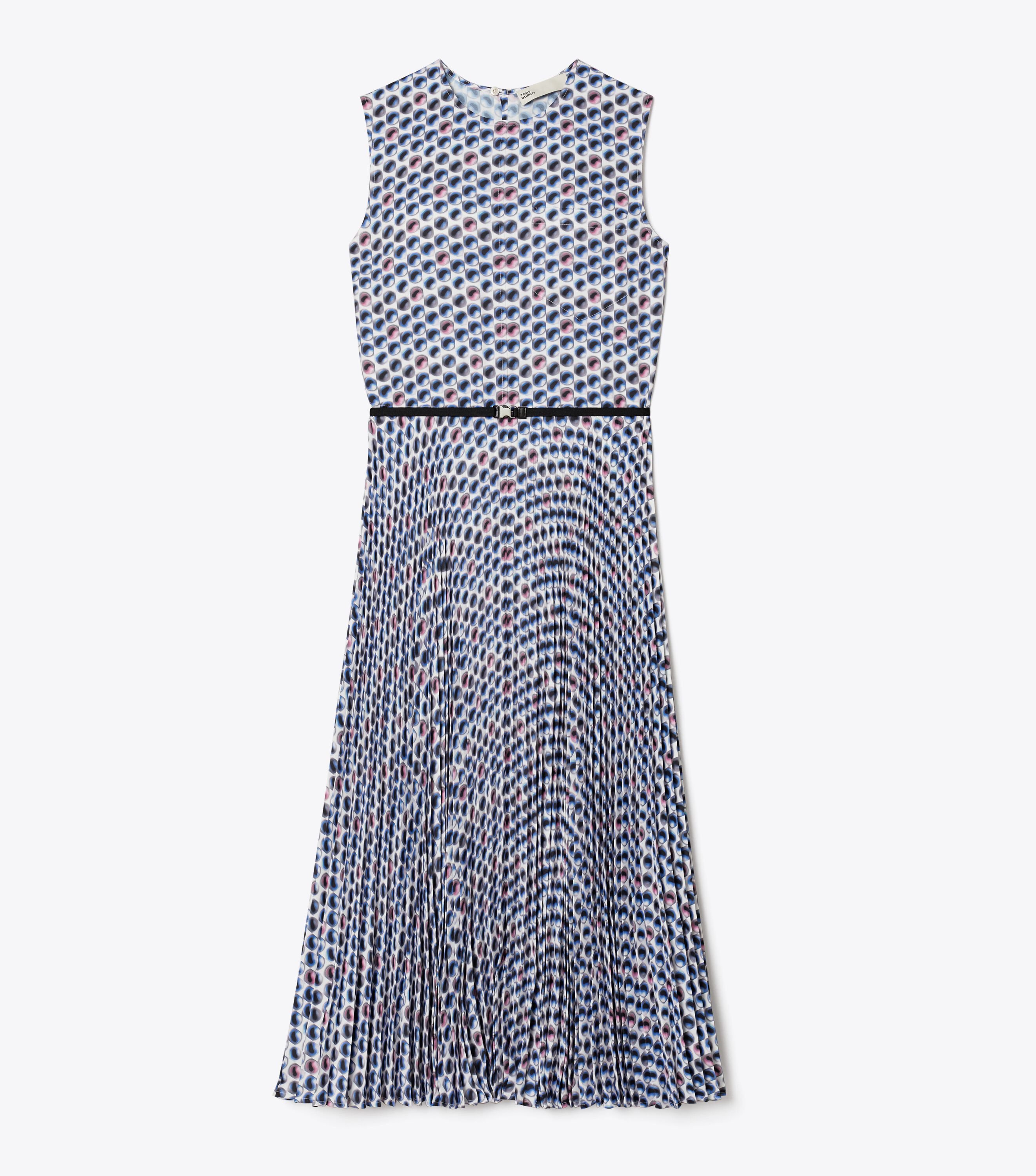 【TURY BURCH】ドット柄ツイルミディドレス ドット（水玉） Tory Burch(トリーバーチ) ワンピース
