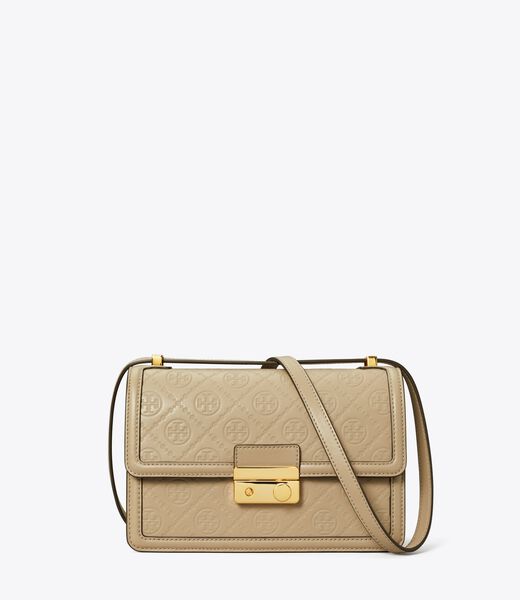 tory burch t monogram leather shoulder bag