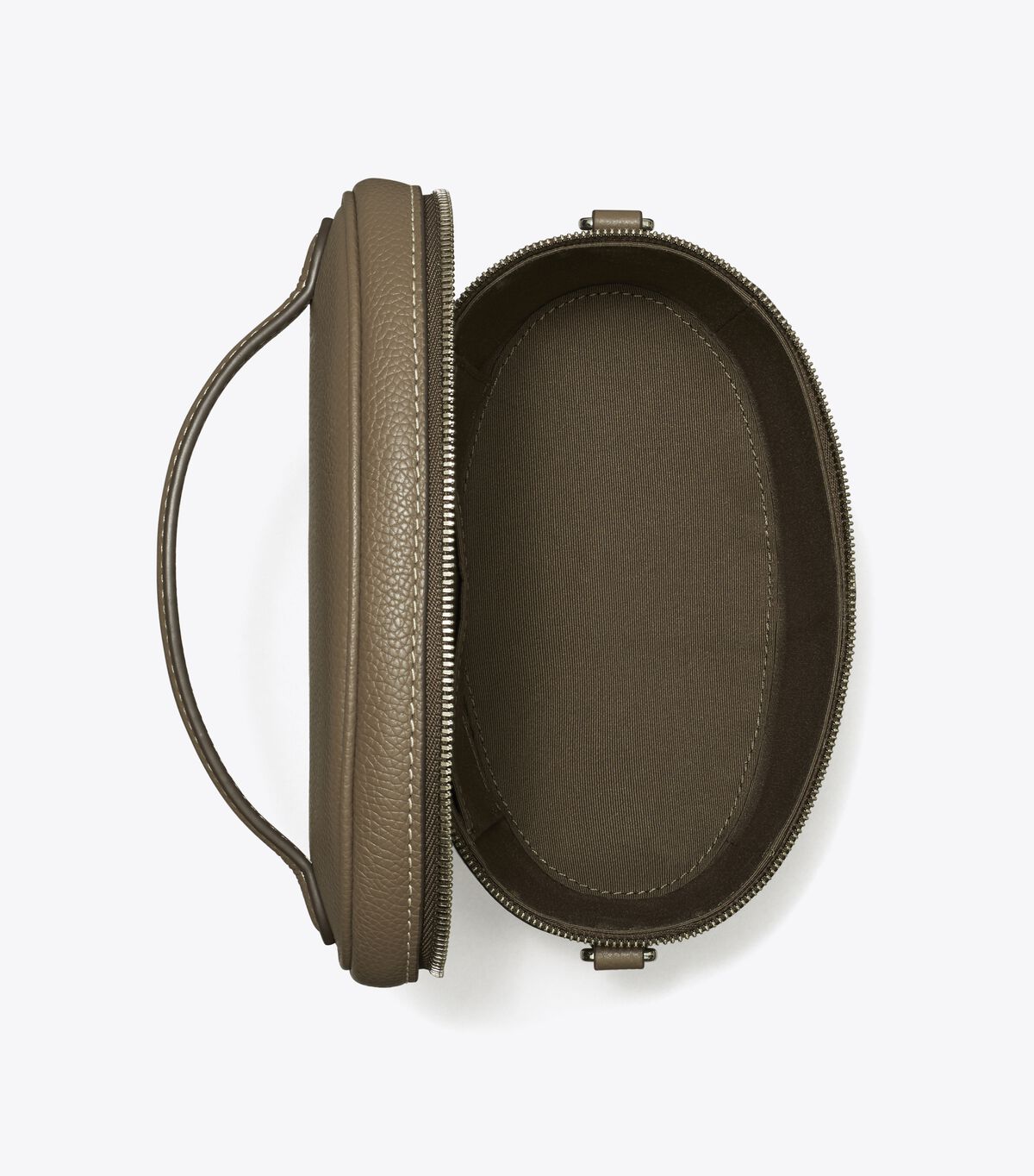 tory burch حقيبة مستحضرات تجميل ناعمة ومرصعة بالحصى