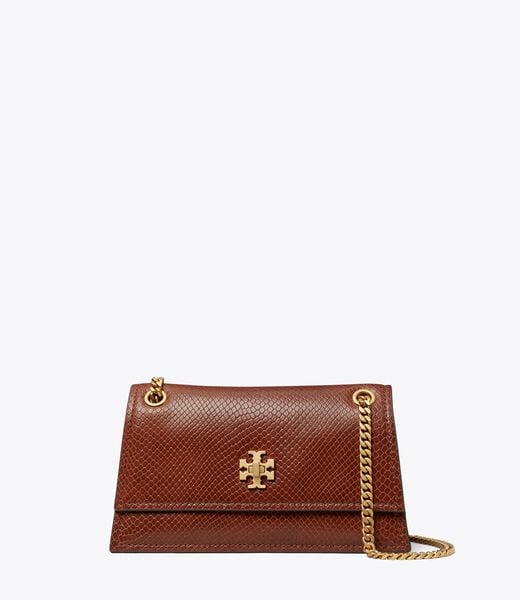 tory burch حقيبة كتف كيرا تيرنلوك صغيرة بنقشة الأفعى