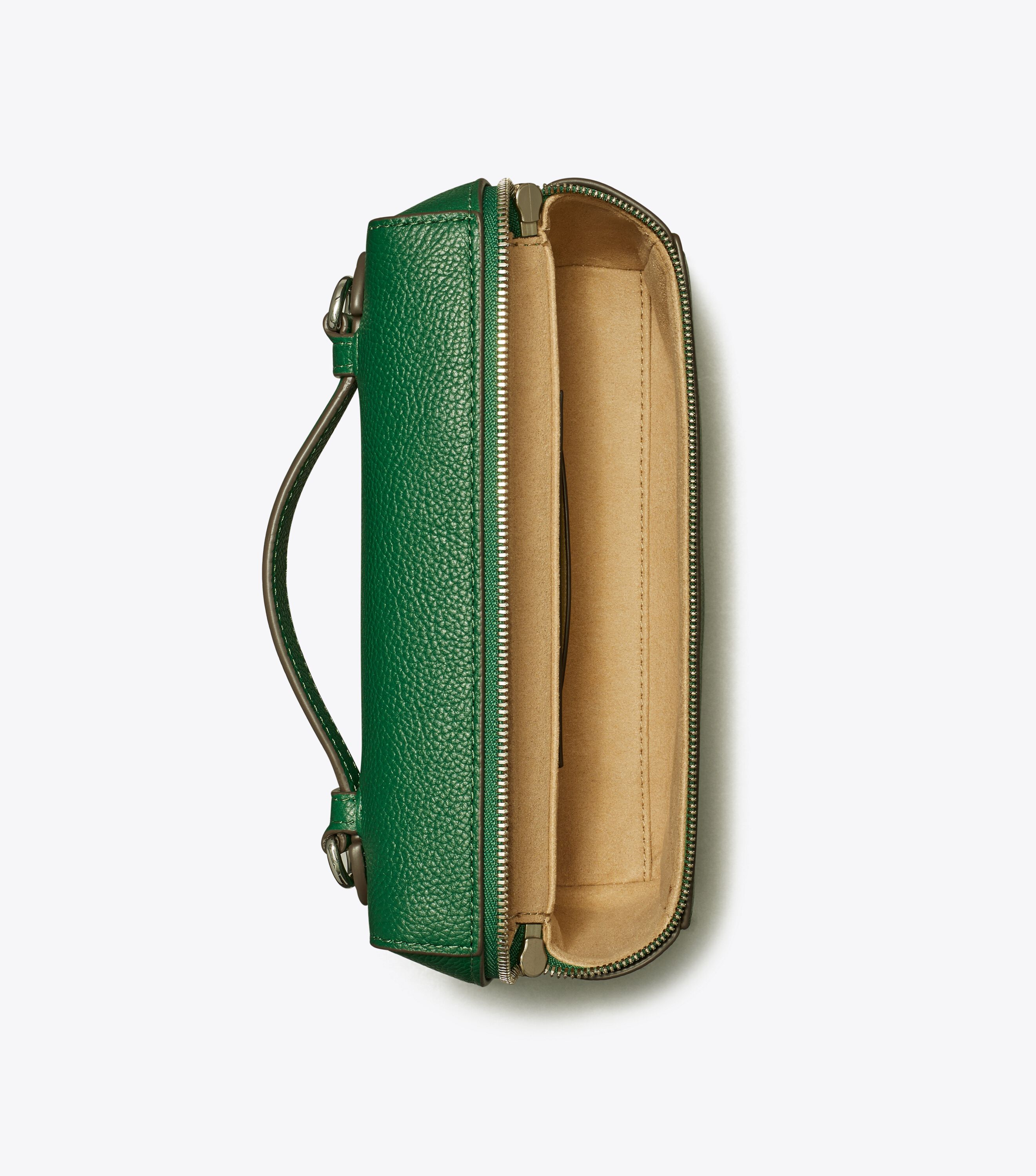 Romy Slim Top Handle Bag, Dark Kale | Tory Burch KW