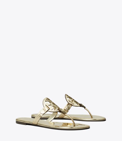 tory burch miller metallic sandal