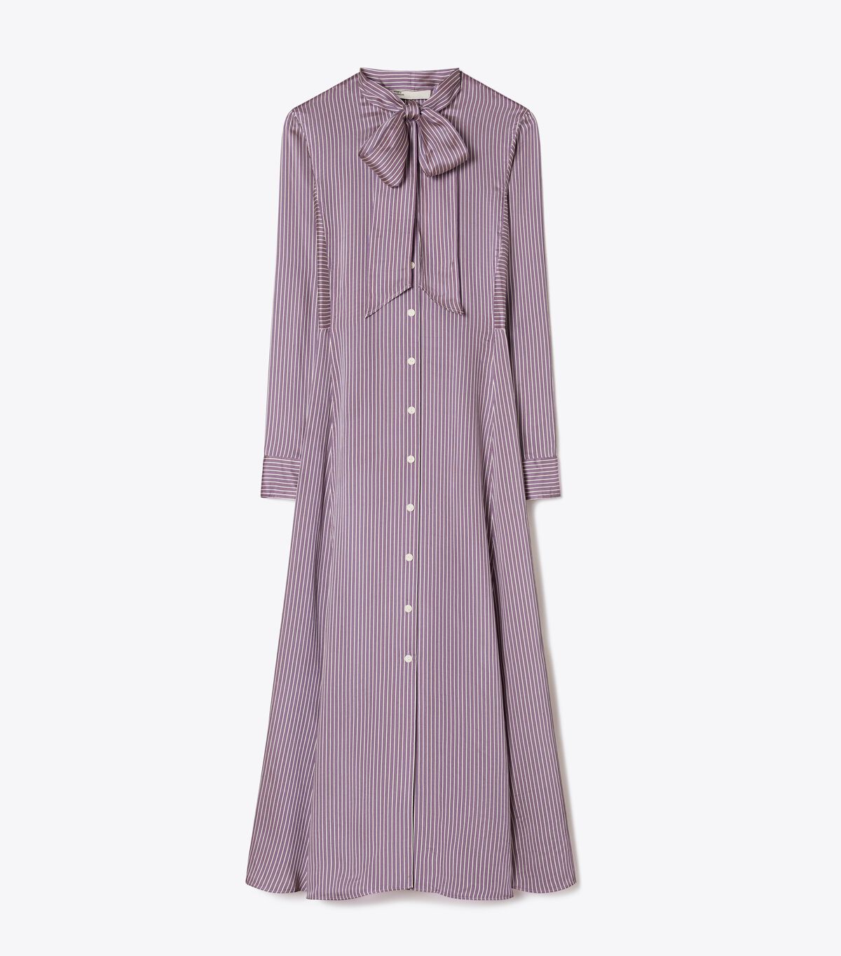 Striped Viscose Shirtdress