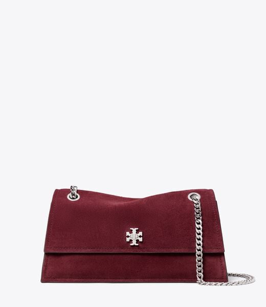 tory burch حقيبة كتف كيرا تيرنلوك من جلد الغزال