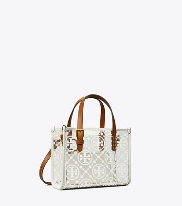 Mini T Monogram Clear Tote