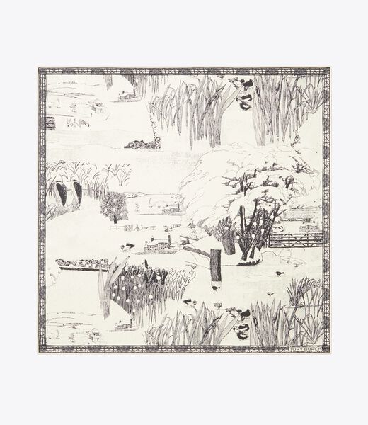 tory burch forest neckerchief