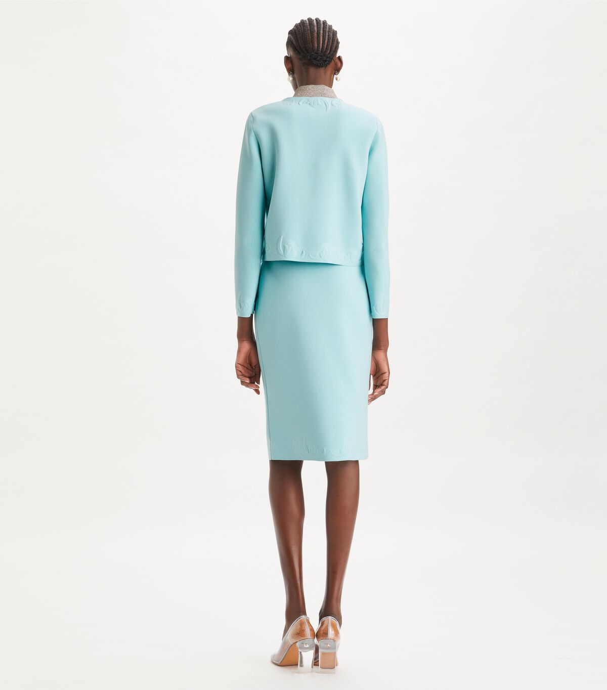 tory burch kendra embossed cardigan