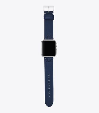 McGraw Band for Apple Watch, Navy Leather, 38 MM – 40 MM
