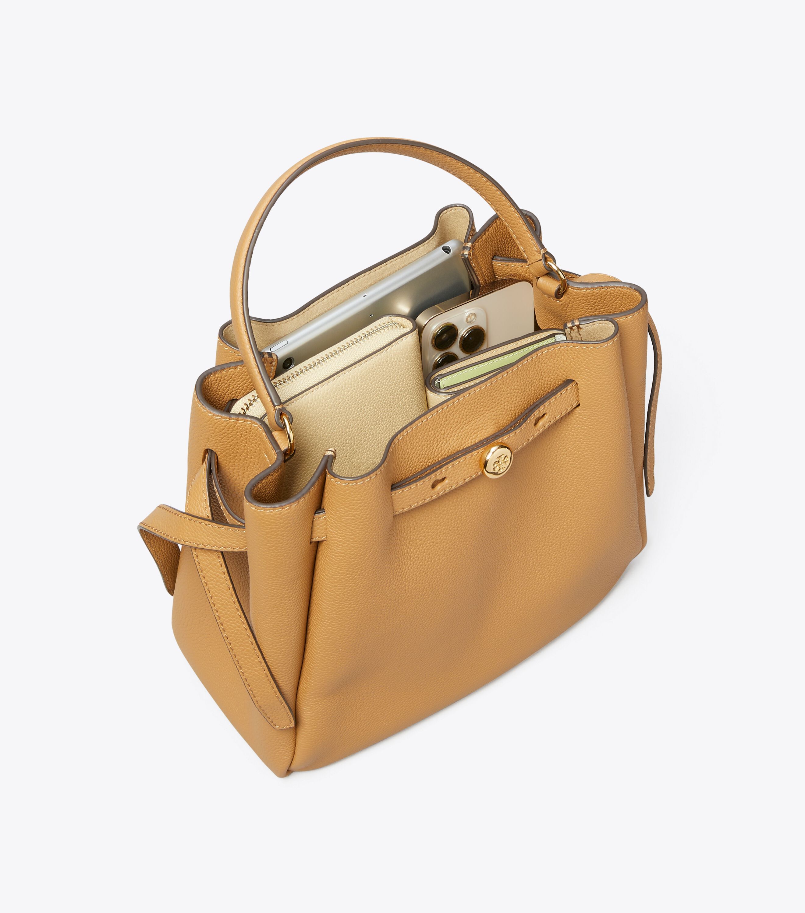 Romy Bucket Bag, Tiramisu | Tory Burch KW Romy Bucket Bag, Tiramisu | Tory Burch KW