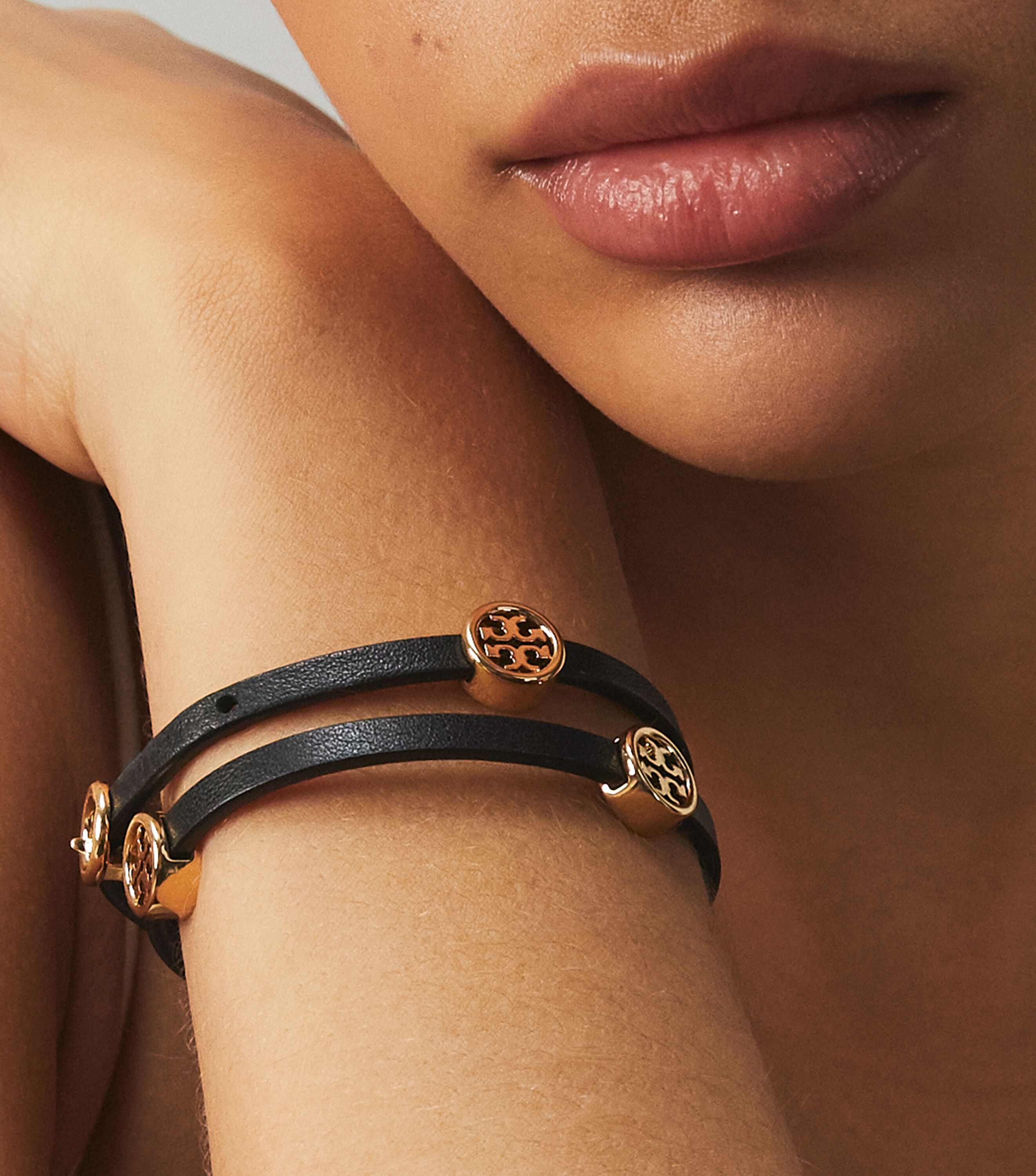 Tory burch cheap leather bracelet